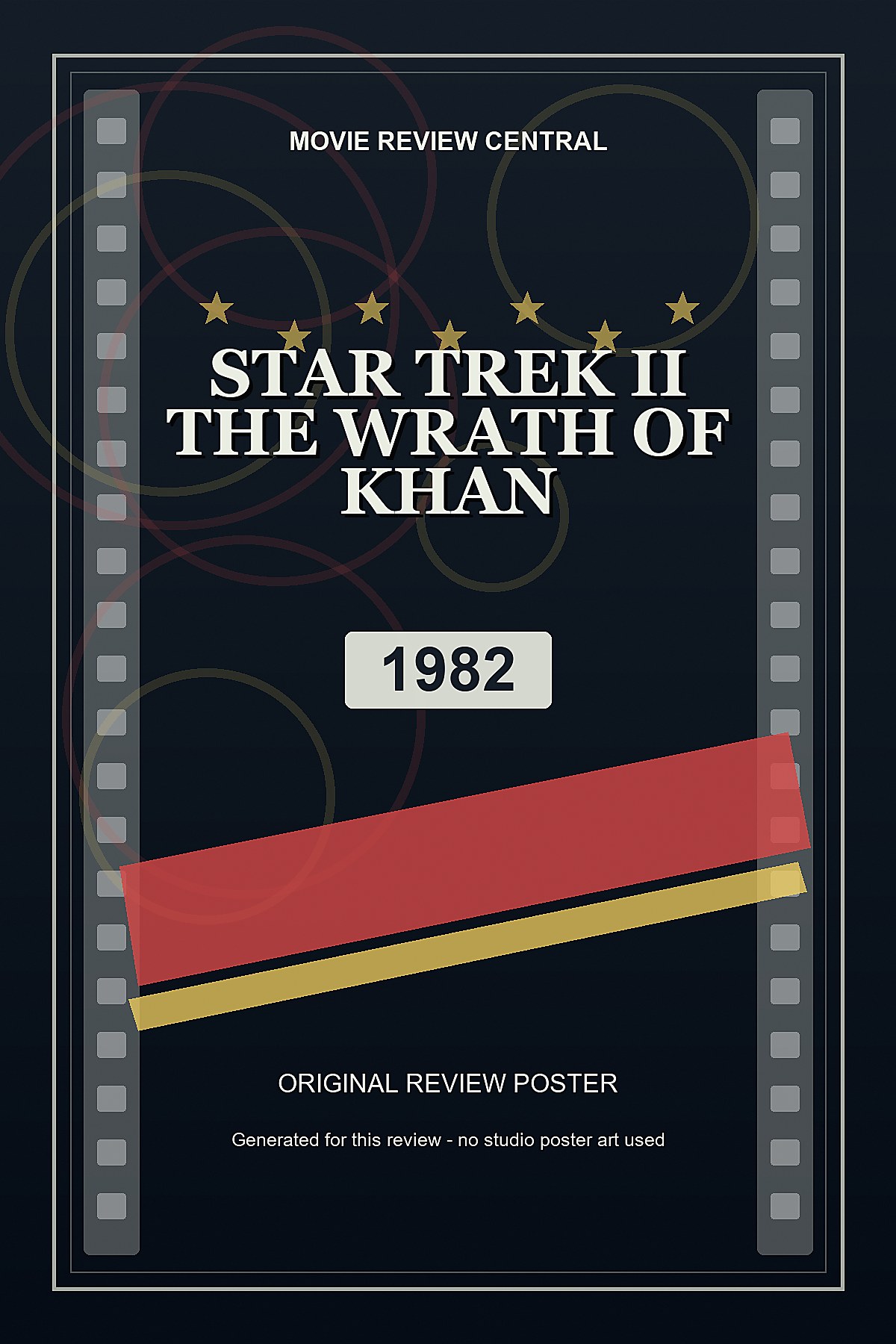 Star Trek II: The Wrath of Khan (1982) - original review poster