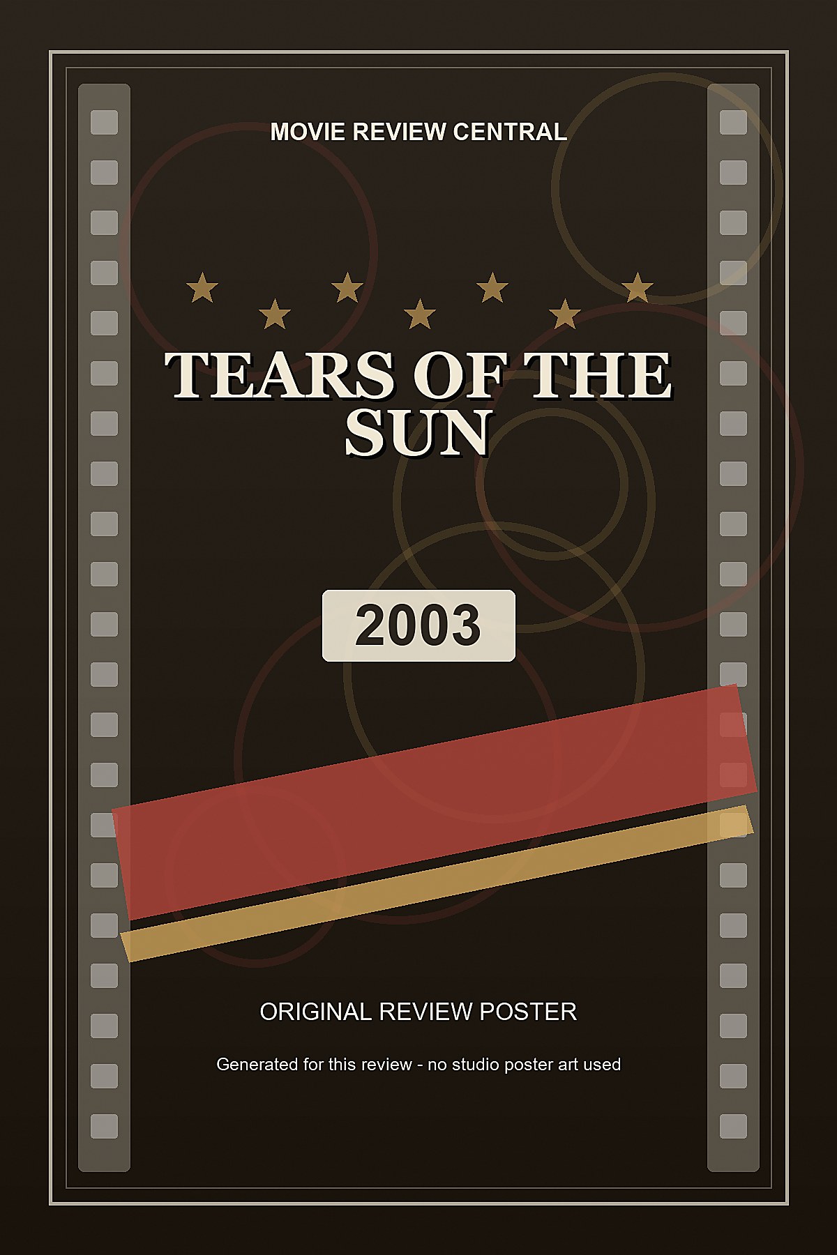 Tears of the Sun (2003) - original review poster Tears of the Sun (2003) - original review poster