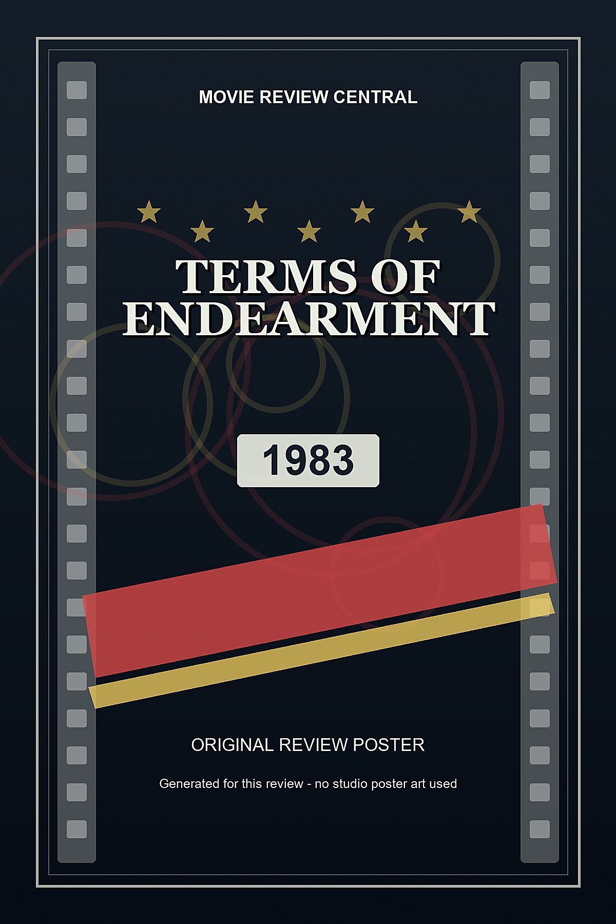Terms of Endearment (1983) - original review poster Terms of Endearment (1983) - original review poster