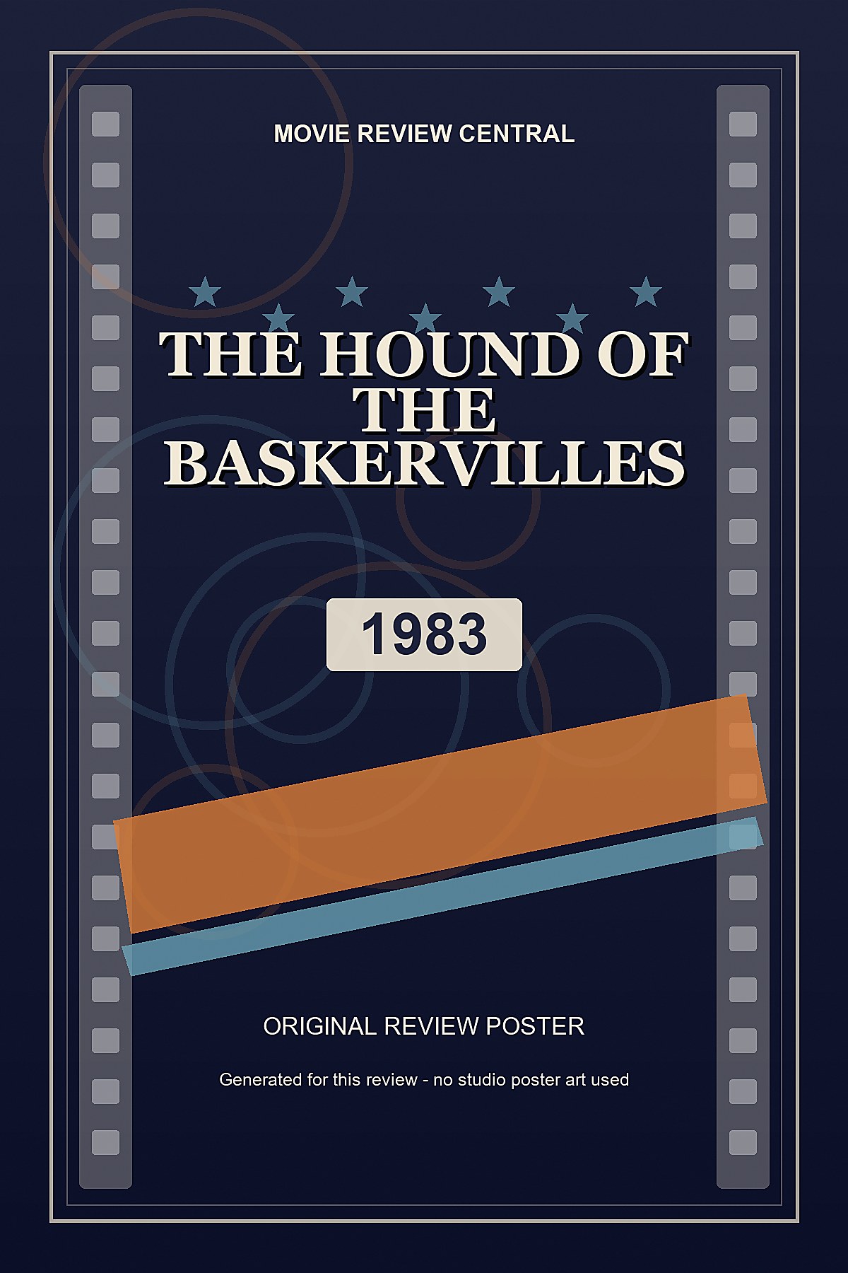 The Hound of the Baskervilles (1983) - original review poster The Hound of the Baskervilles (1983) - original review poster
