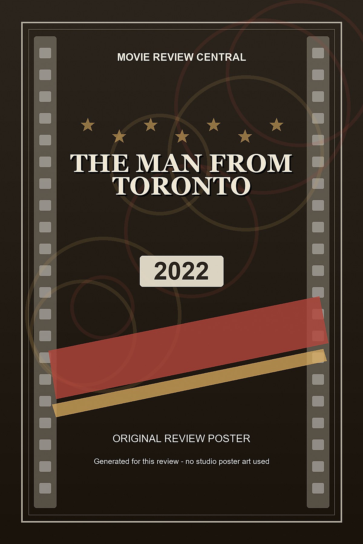 The Man from Toronto (2022) - original review poster