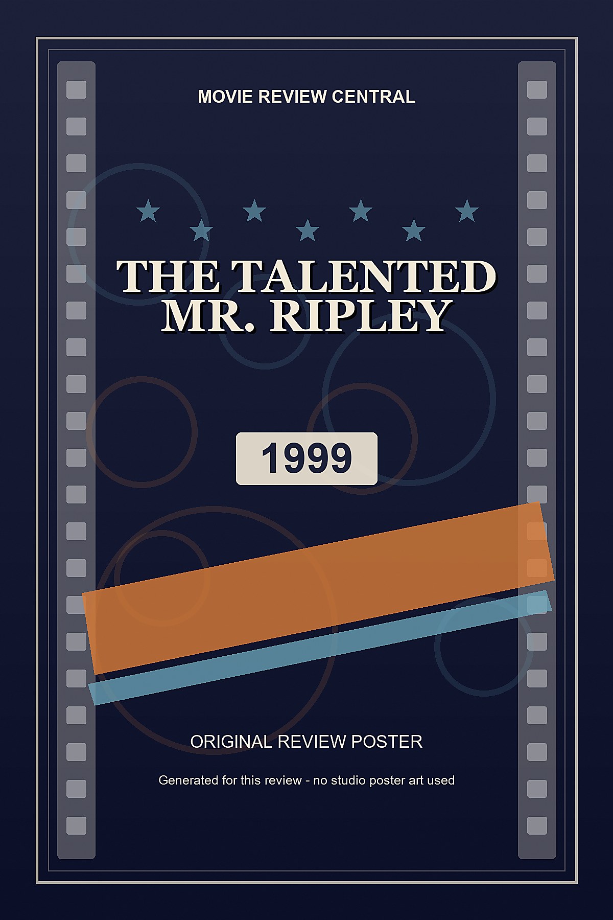 The Talented Mr. Ripley (1999) - original review poster The Talented Mr. Ripley (1999) - original review poster