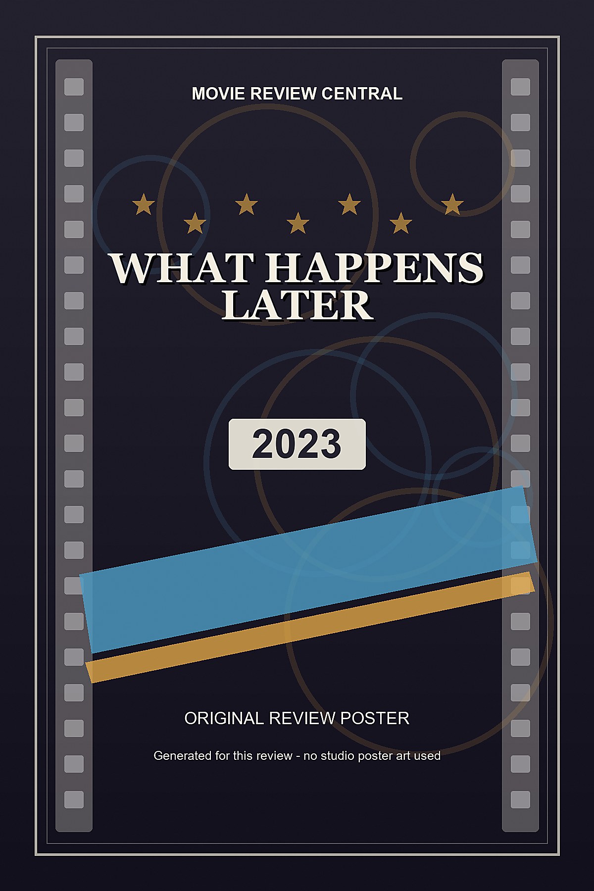 What Happens Later (2023) - original review poster