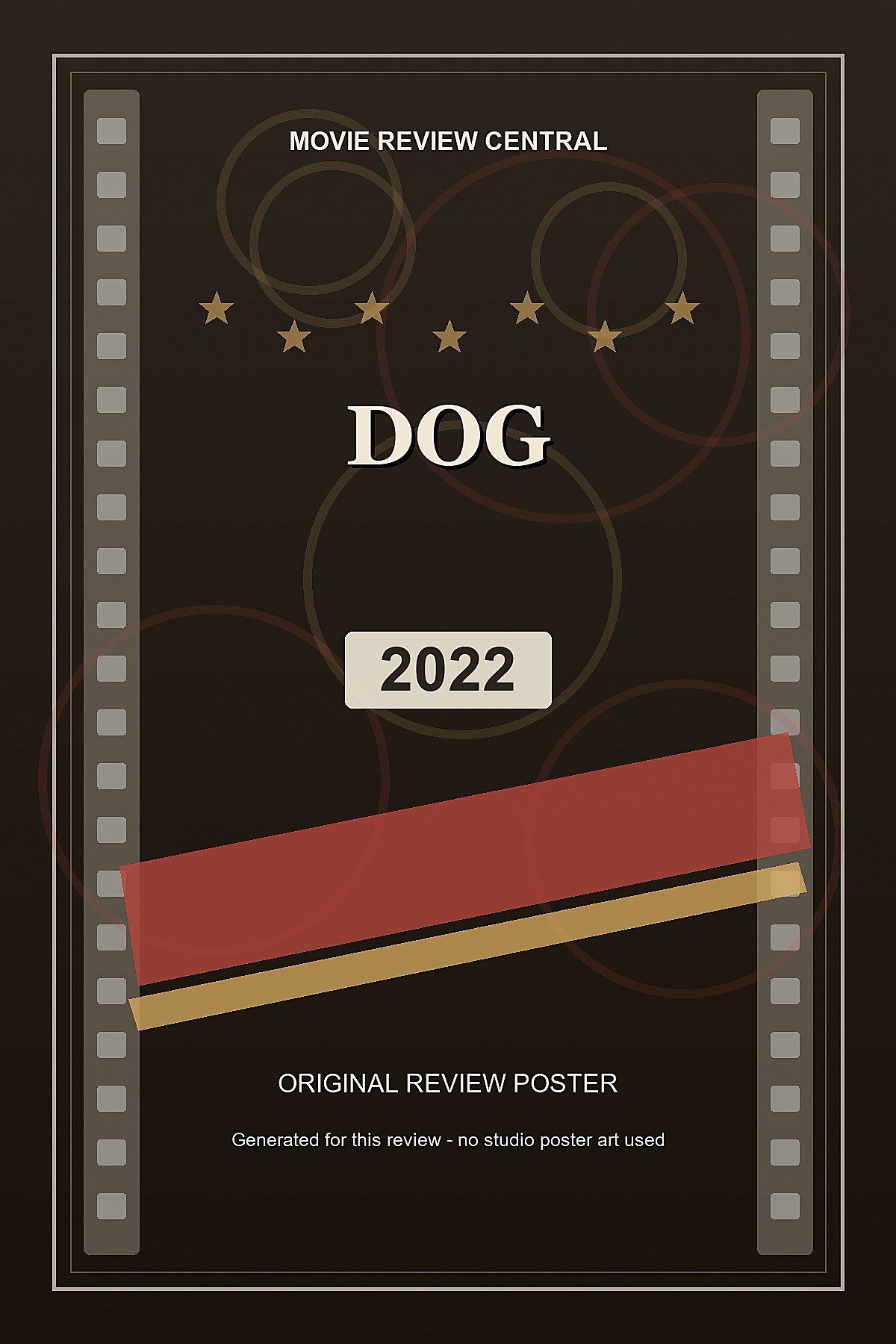 Dog (2022) - original review poster Dog (2022) - original review poster