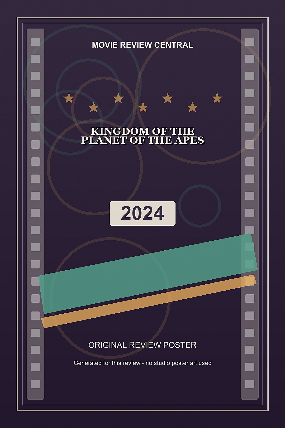 Kingdom of the Planet of the Apes (2024) - original review poster