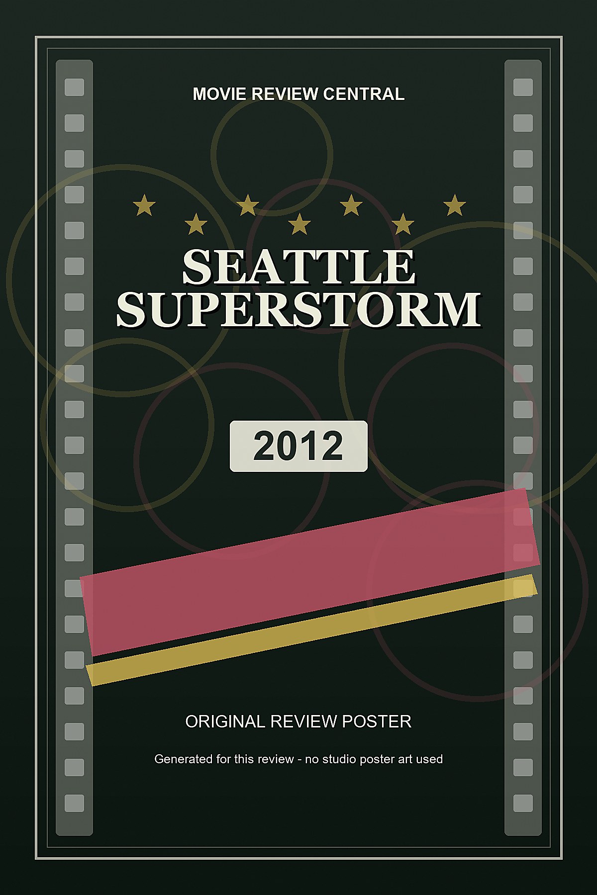 Seattle Superstorm (2012) - original review poster Seattle Superstorm (2012) - original review poster