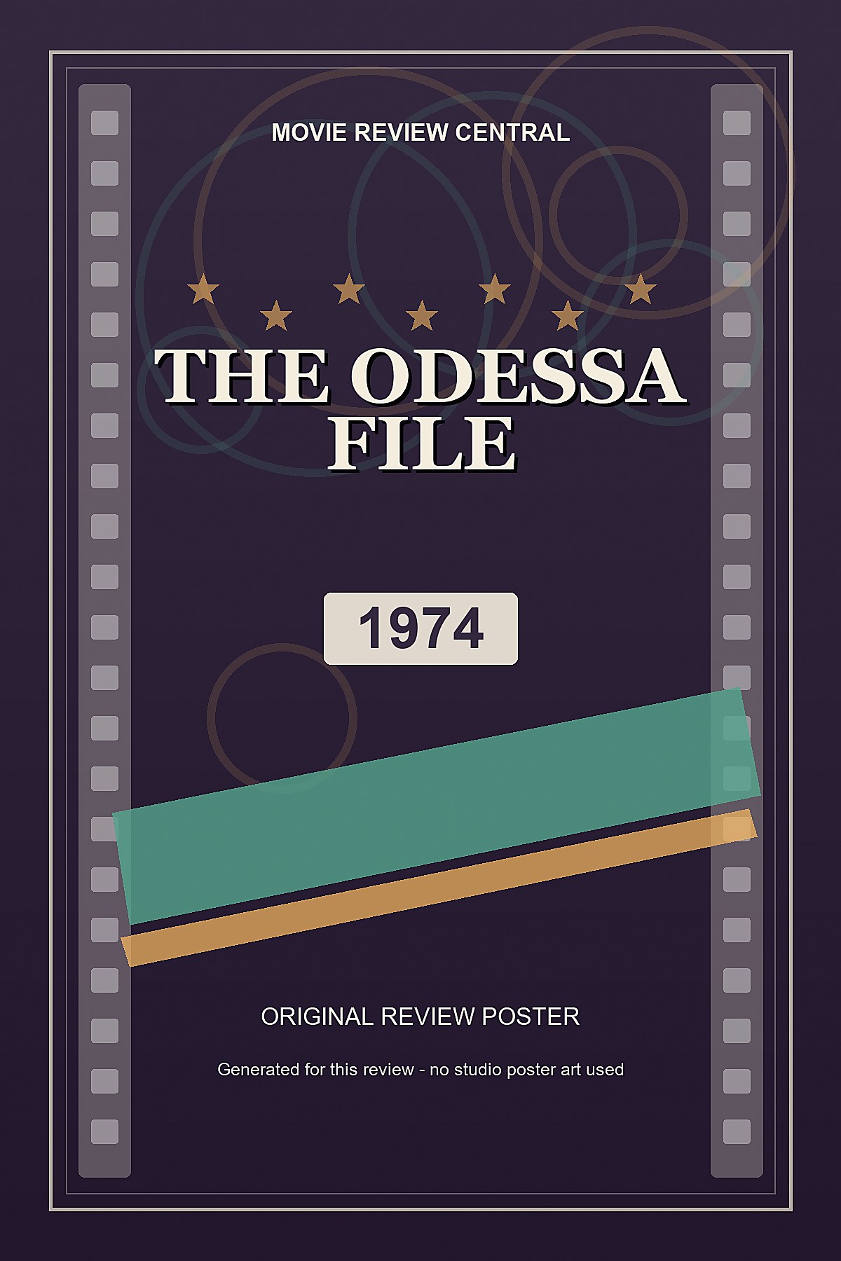 The Odessa File (1974) - original review poster