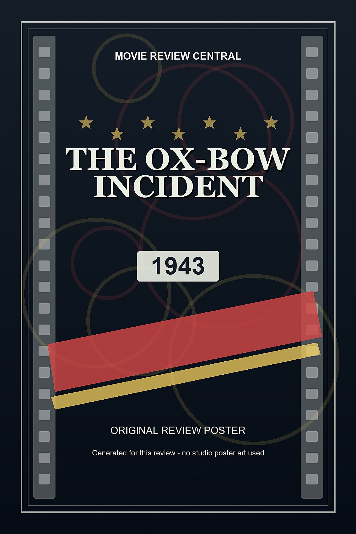 The Ox-Bow Incident (1943) - original review poster The Ox-Bow Incident (1943) - original review poster