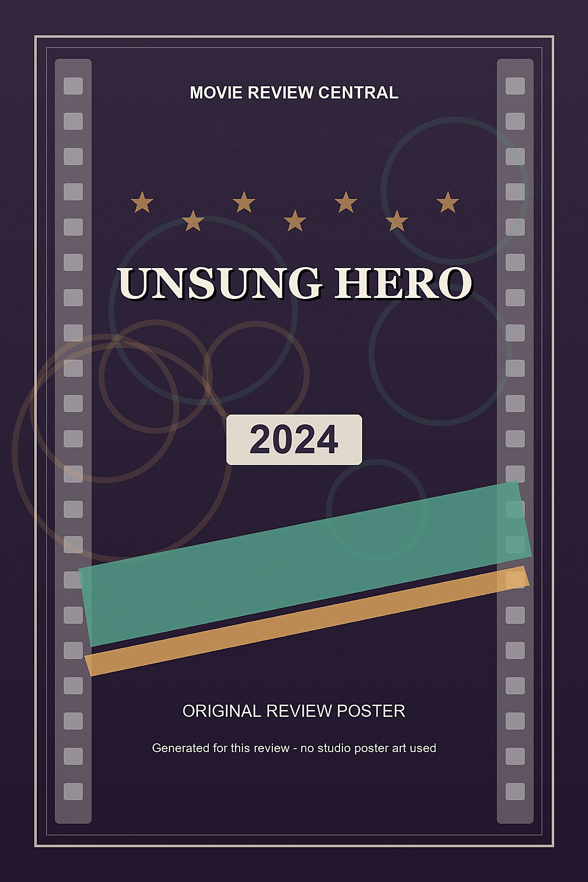 Unsung Hero (2024) - original review poster Unsung Hero (2024) - original review poster
