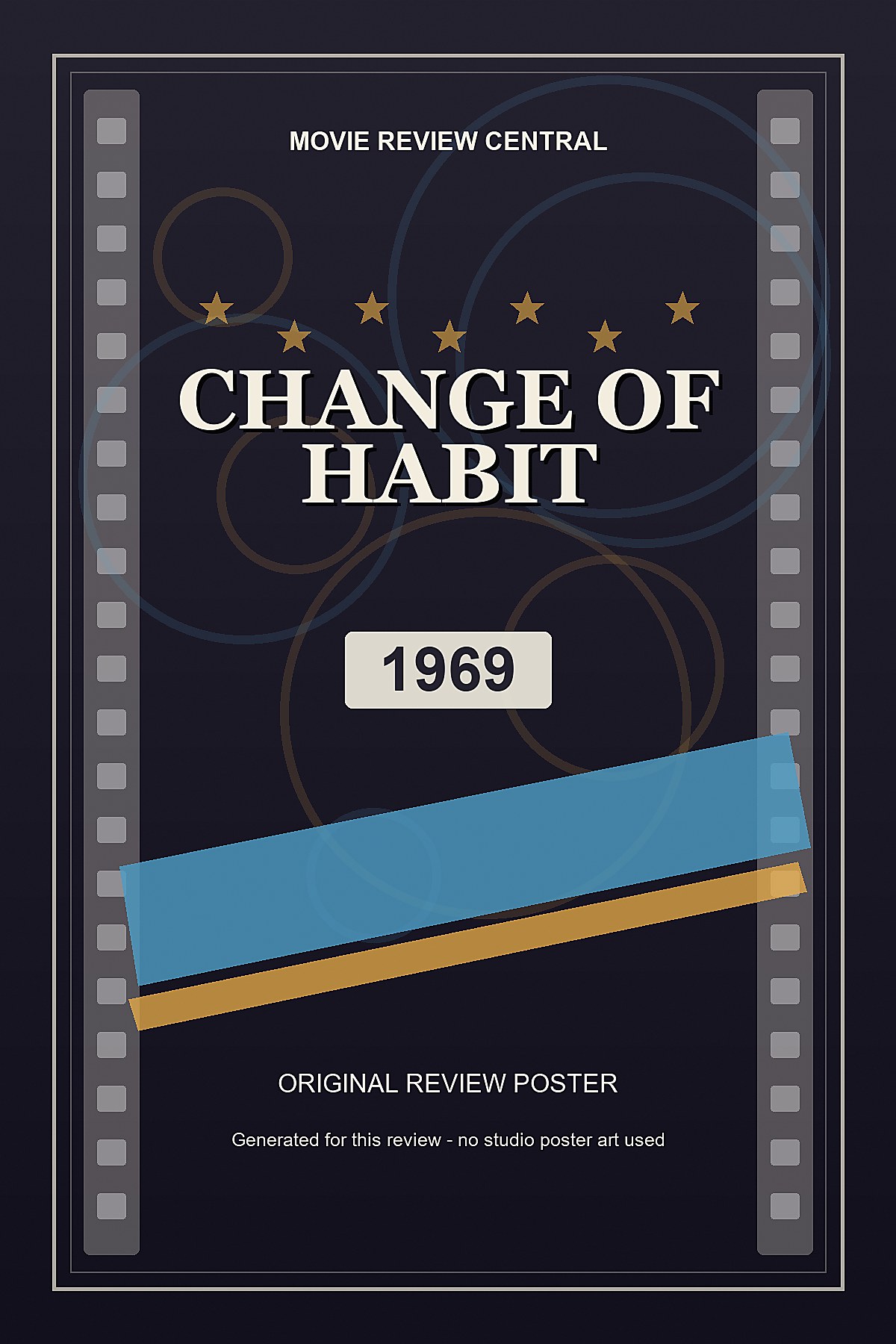 Change of Habit (1969) - original review poster Change of Habit (1969) - original review poster