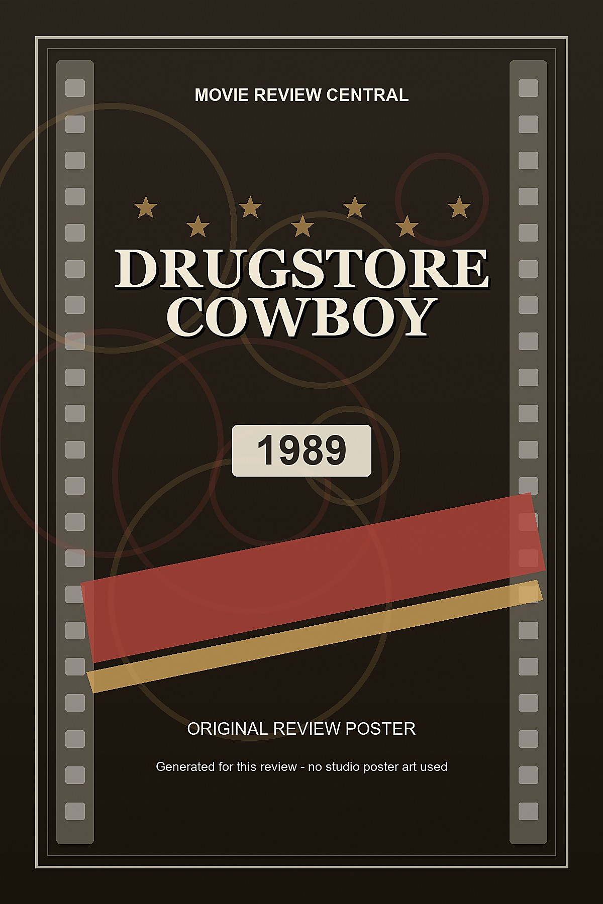 Drugstore Cowboy (1989) - original review poster
