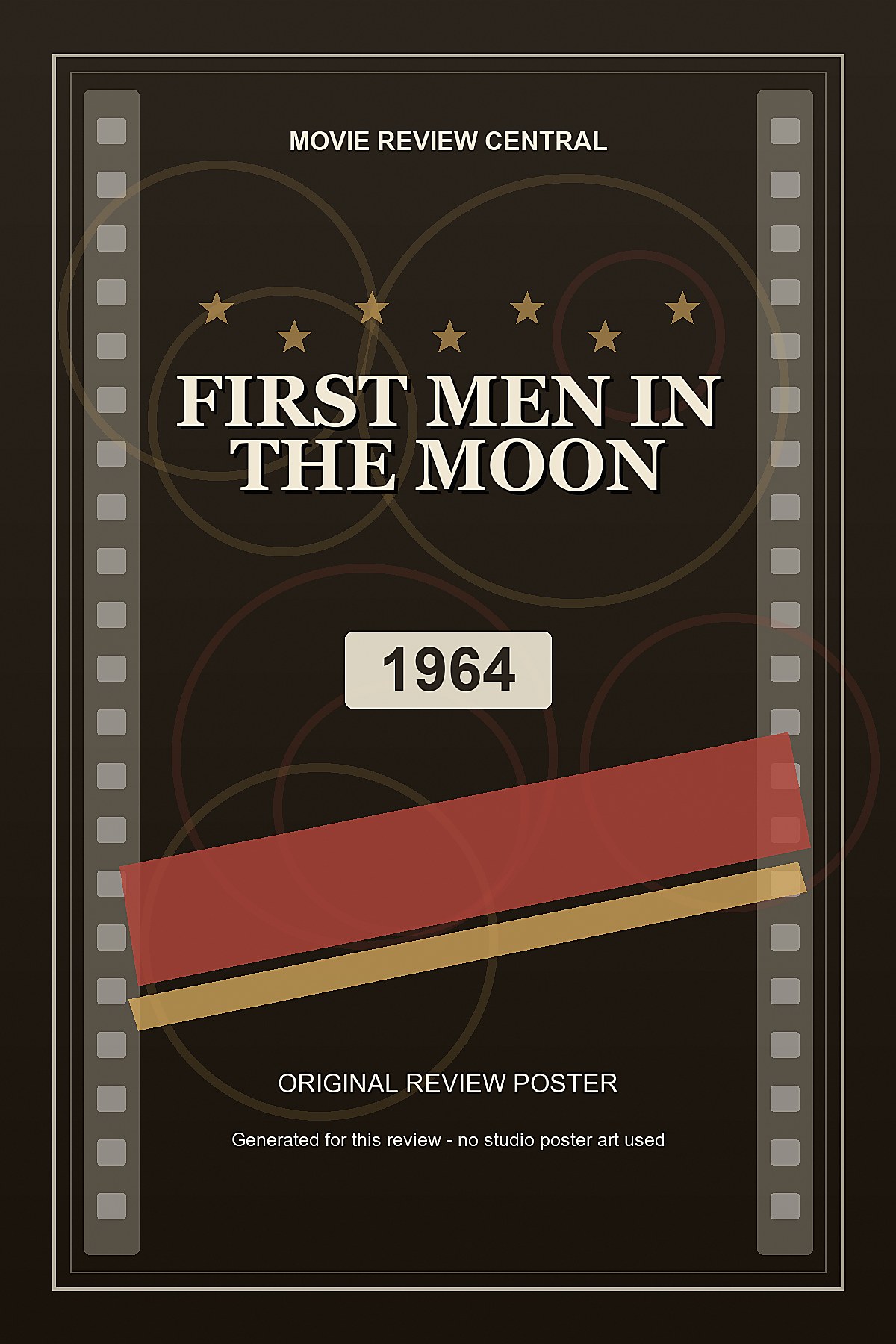 First Men in the Moon (1964) - original review poster First Men in the Moon (1964) - original review poster