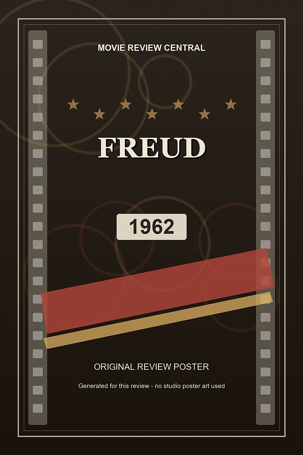 Freud (1962) - original review poster
