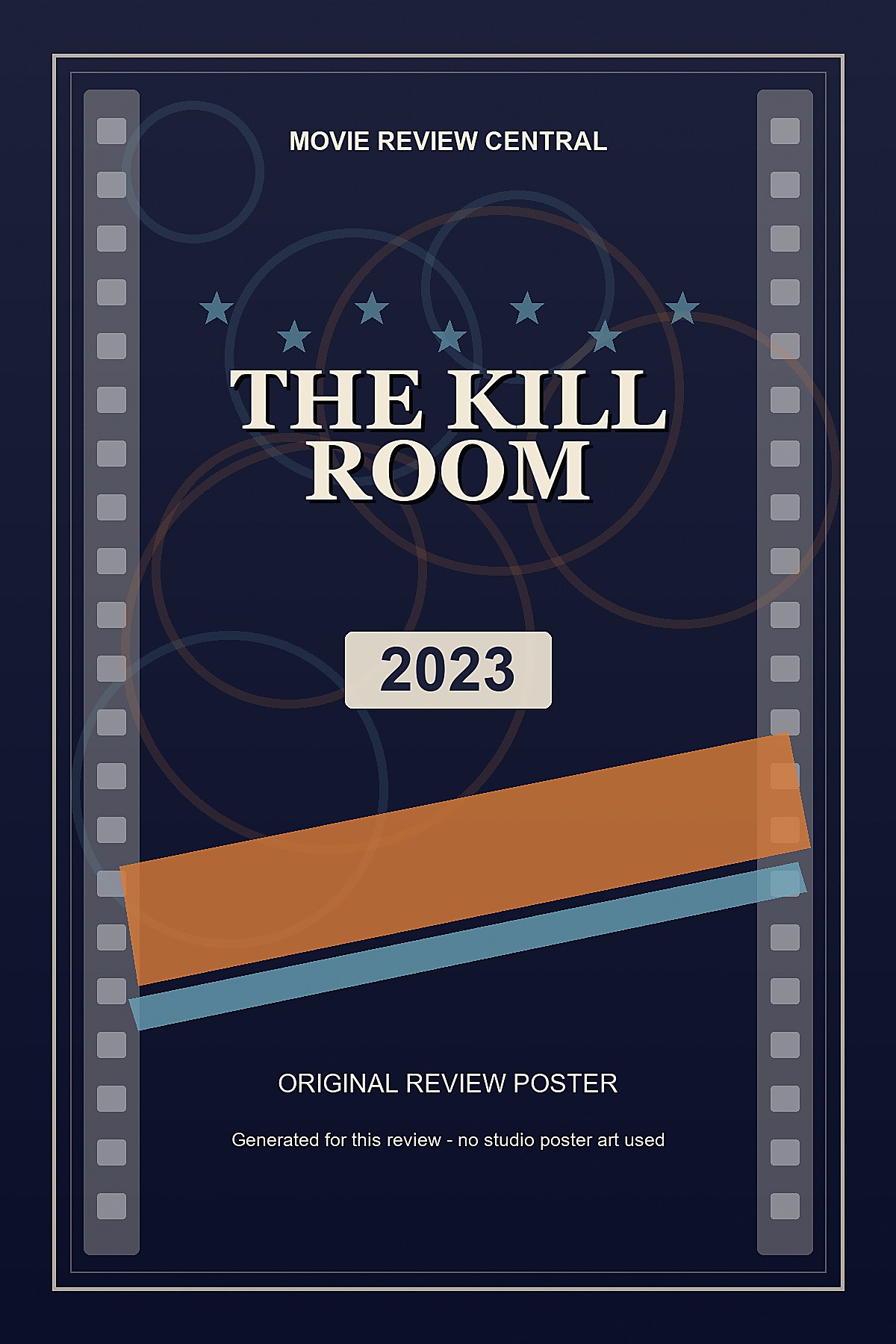 The Kill Room (2023) - original review poster The Kill Room (2023) - original review poster