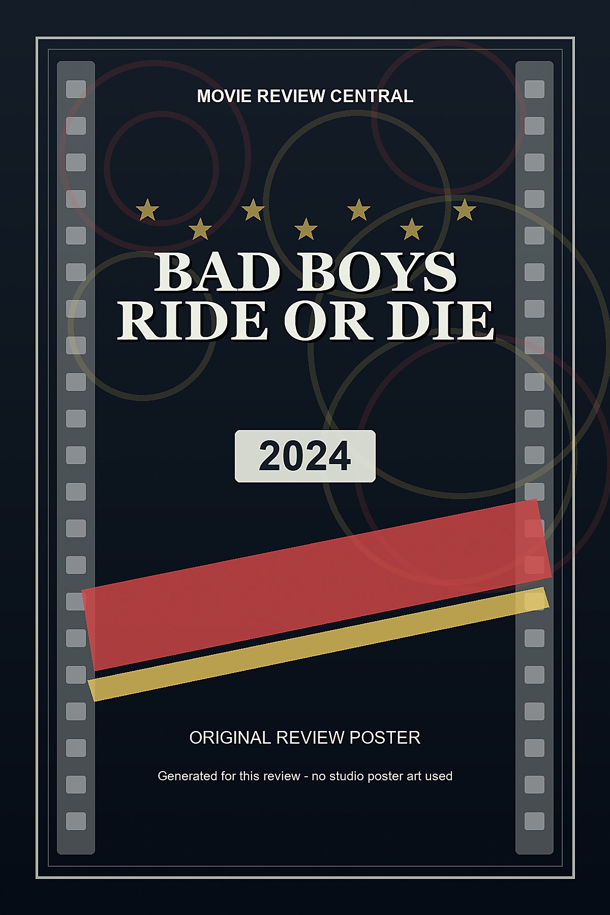Bad Boys: Ride or Die (2024) - original review poster Bad Boys: Ride or Die (2024) - original review poster