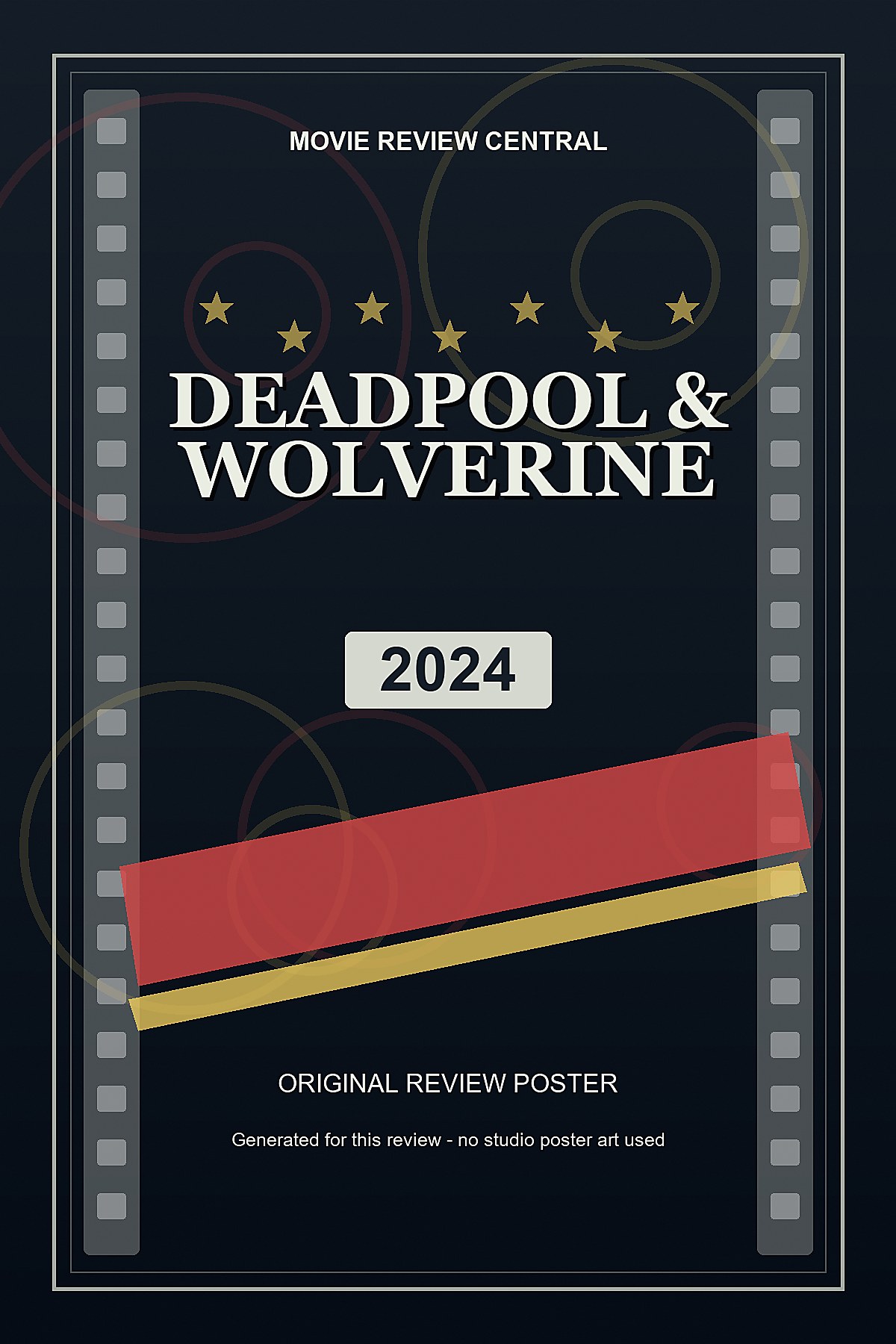 Deadpool & Wolverine (2024) - original review poster Deadpool & Wolverine (2024) - original review poster