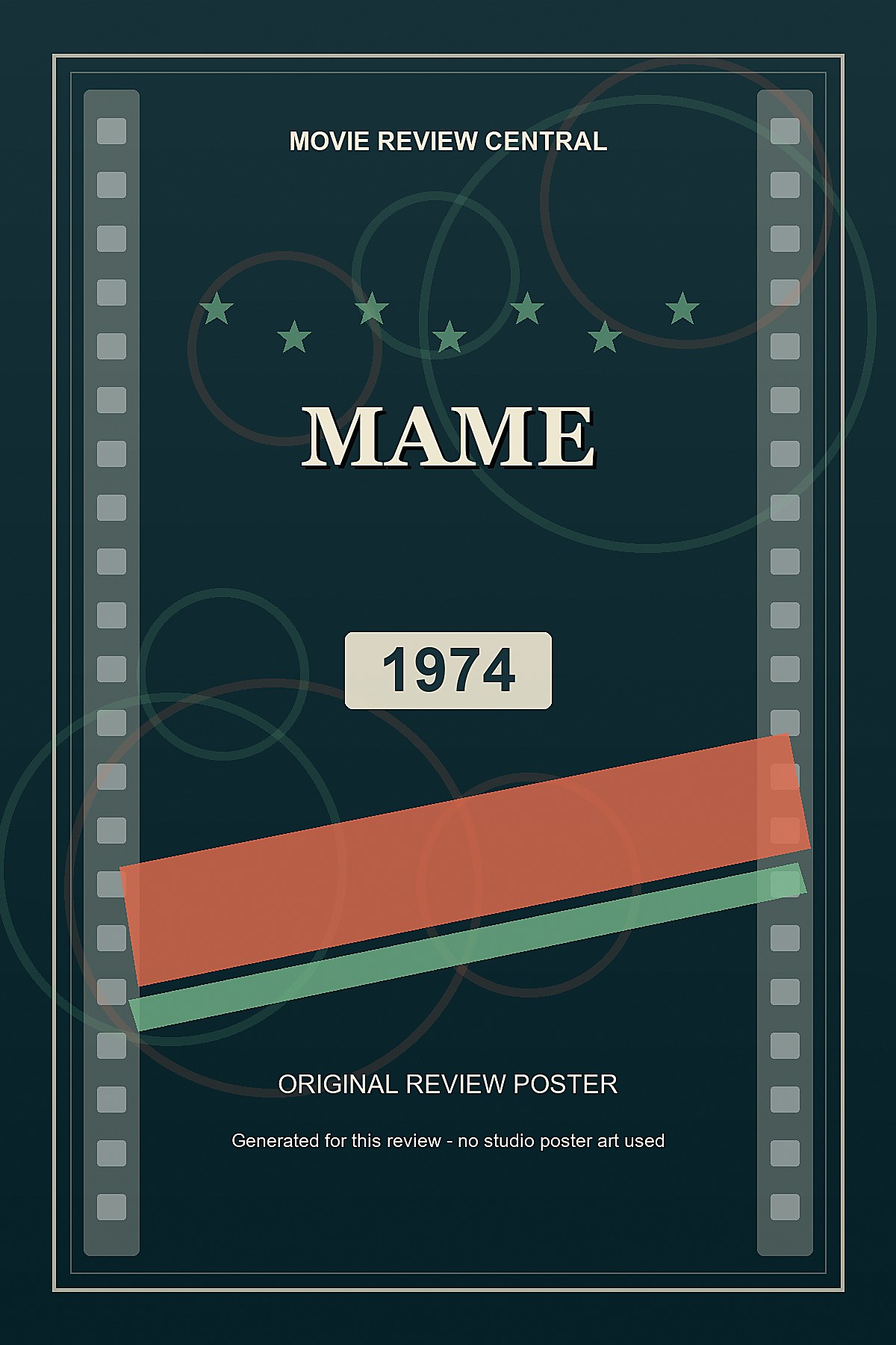Mame (1974) - original review poster Mame (1974) - original review poster
