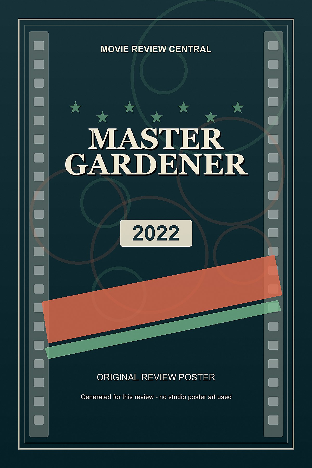 Master Gardener (2022) - original review poster Master Gardener (2022) - original review poster