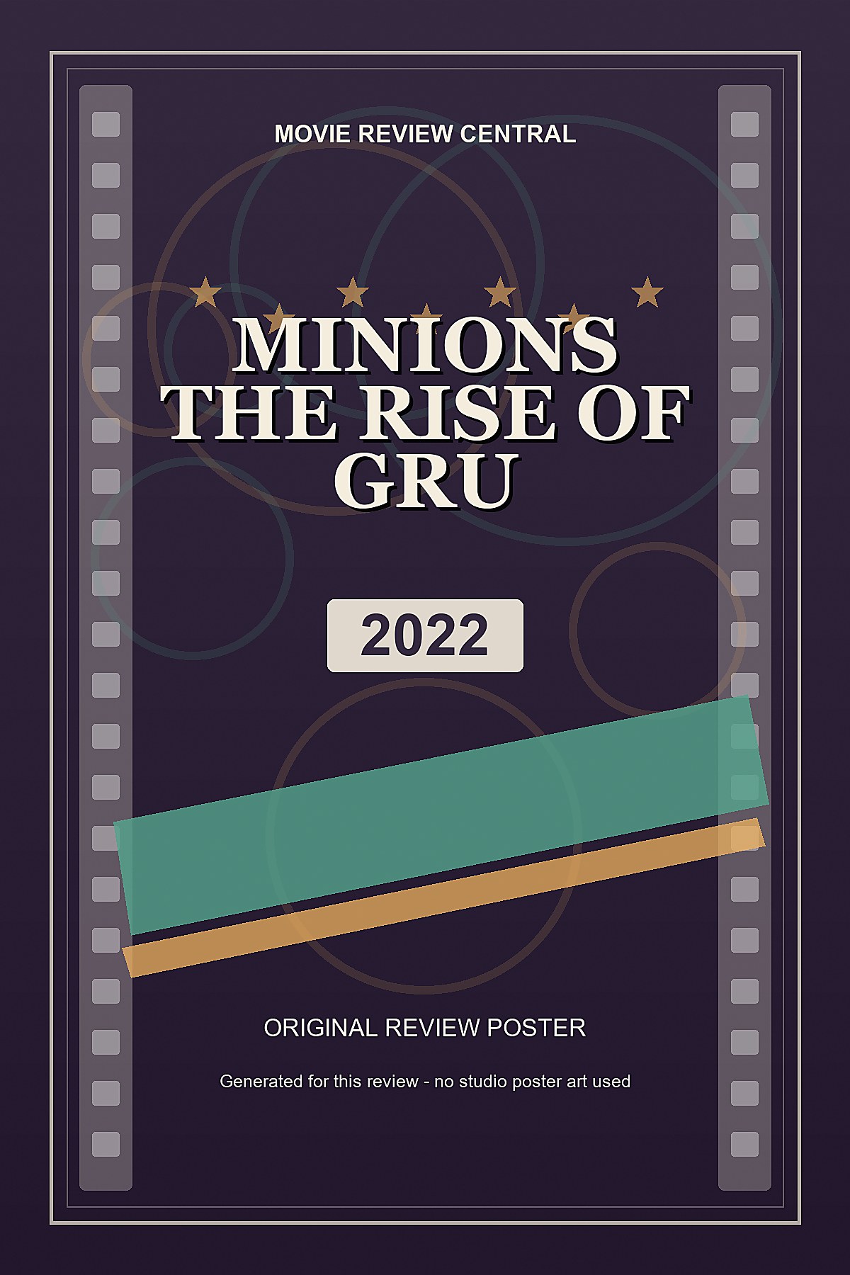 Minions: The Rise of Gru (2022) - original review poster Minions: The Rise of Gru (2022) - original review poster