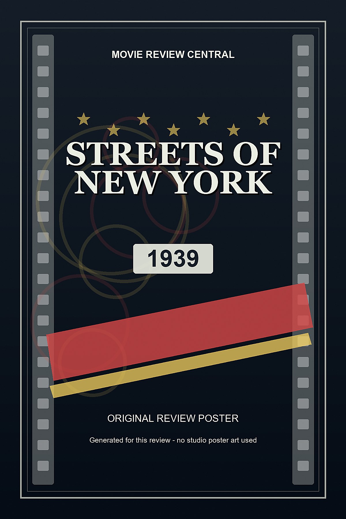 Streets of New York (1939) - original review poster Streets of New York (1939) - original review poster