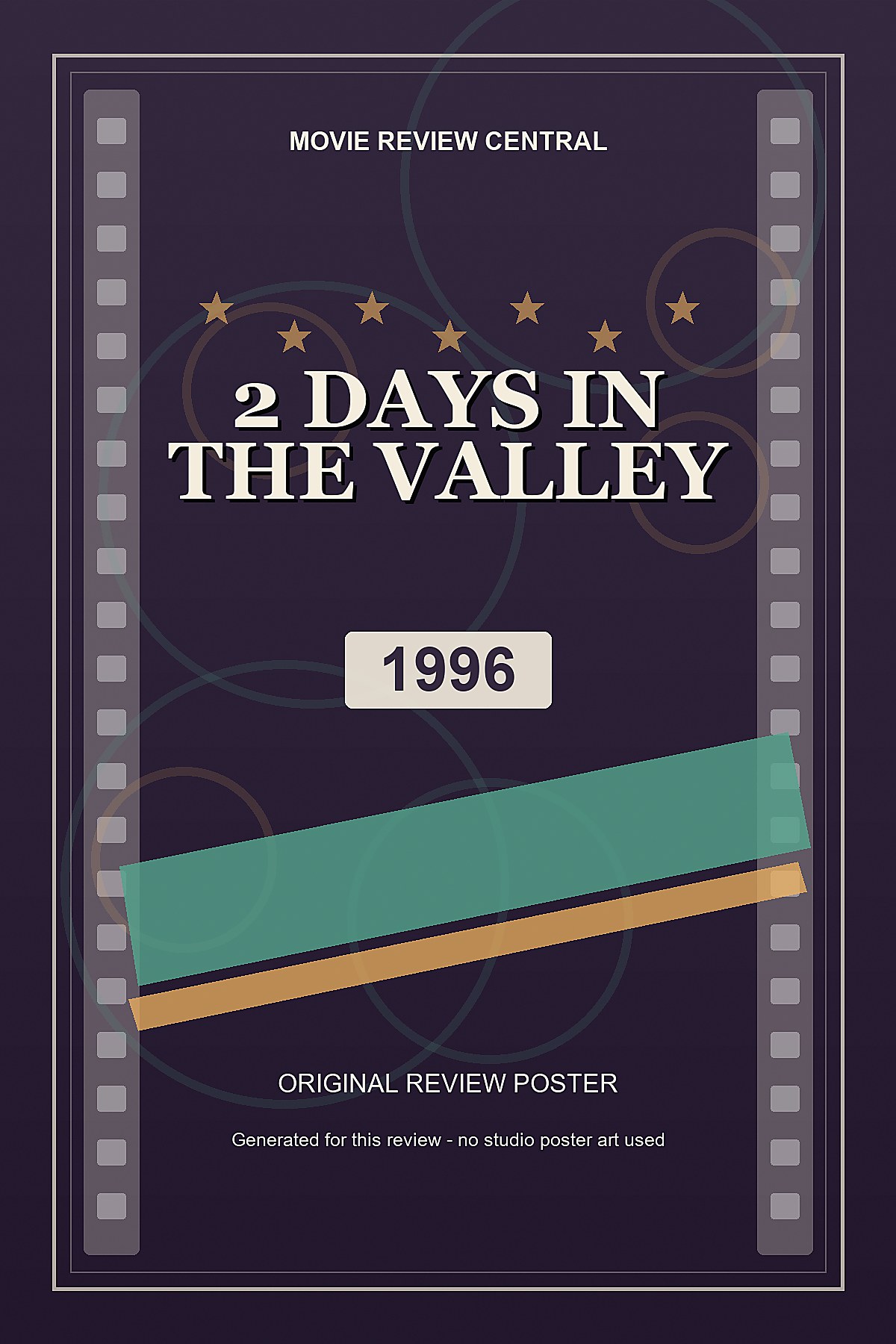 2 Days in the Valley (1996) - original review poster 2 Days in the Valley (1996) - original review poster