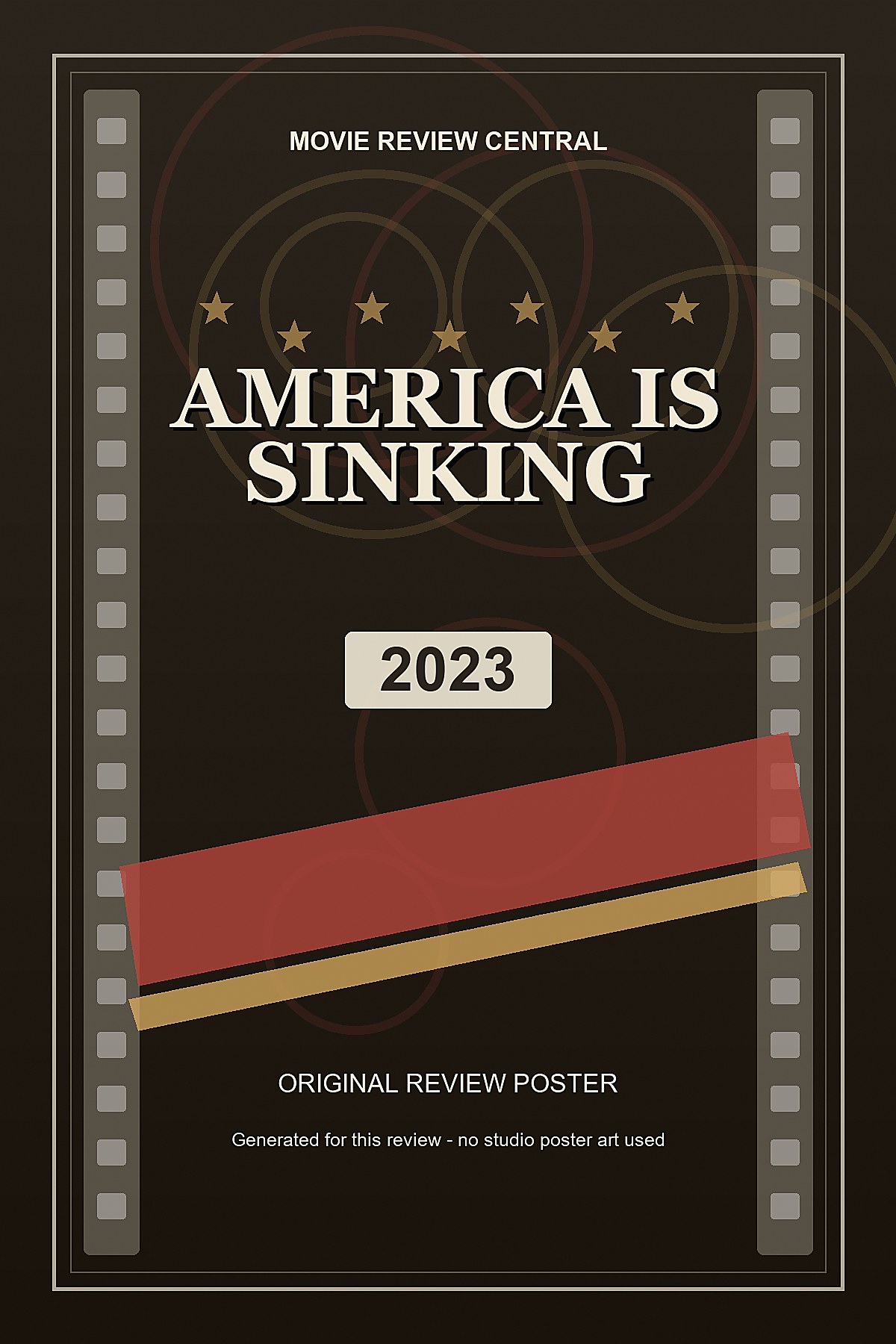 America Is Sinking (2023) - original review poster America Is Sinking (2023) - original review poster