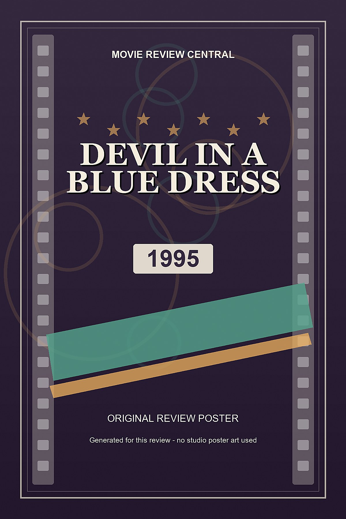 Devil in a Blue Dress (1995) - original review poster
