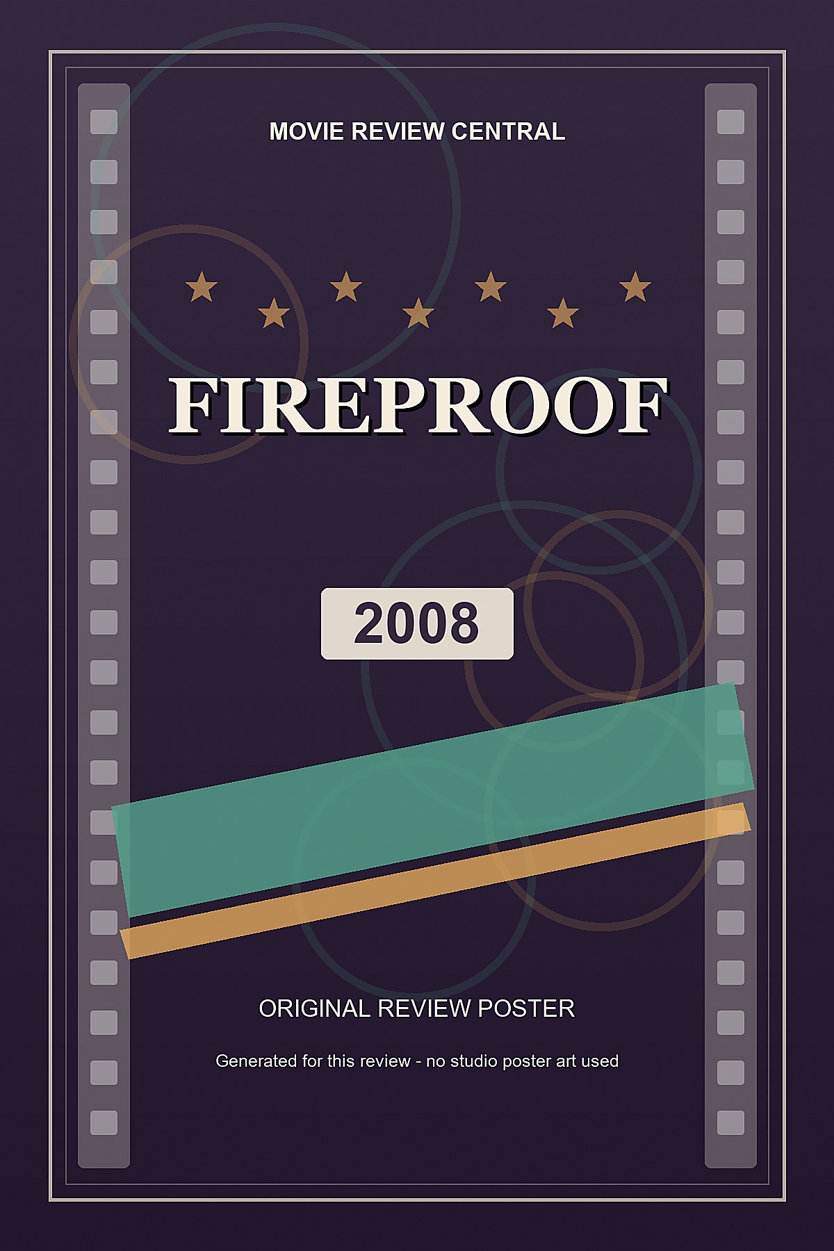 Fireproof (2008) - original review poster Fireproof (2008) - original review poster