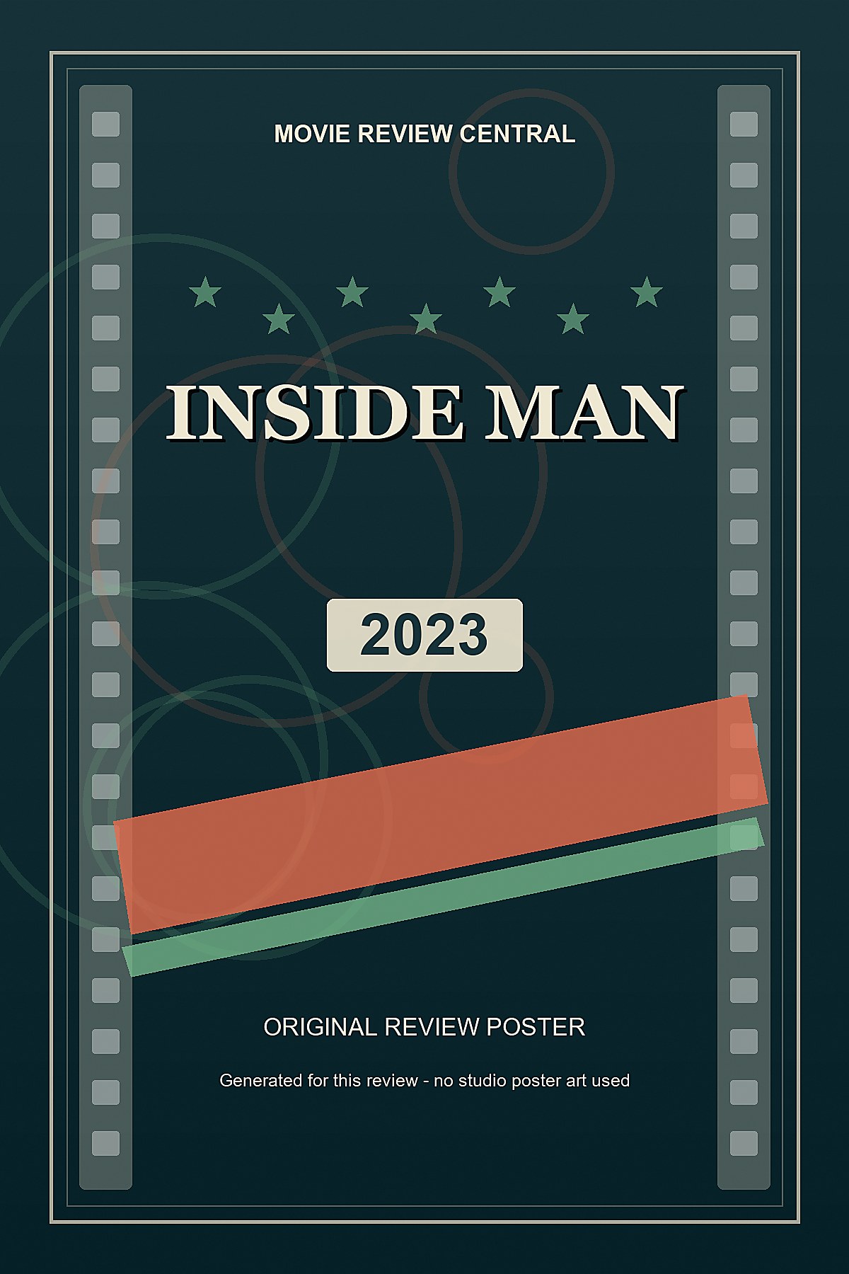 Inside Man (2023) - original review poster Inside Man (2023) - original review poster