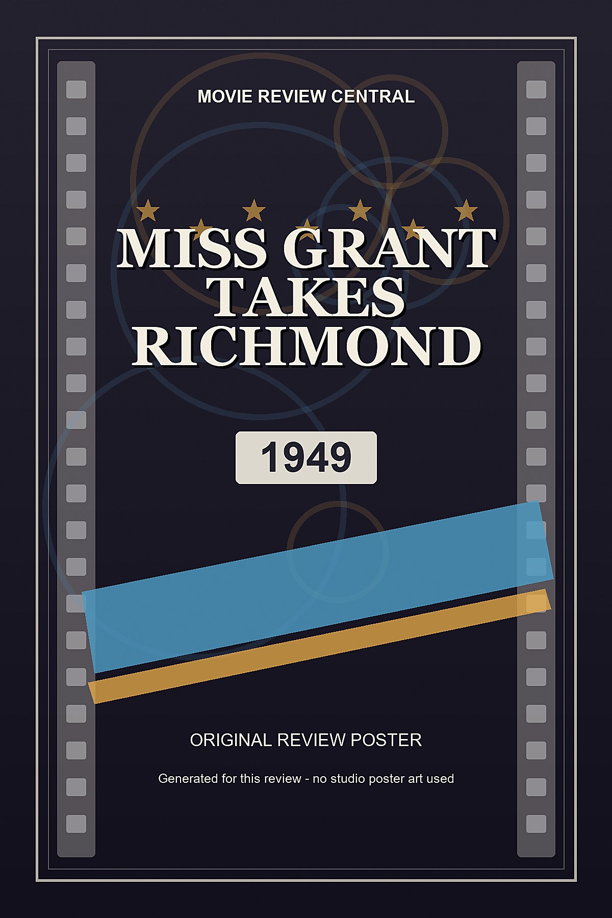 Miss Grant Takes Richmond (1949) - original review poster Miss Grant Takes Richmond (1949) - original review poster