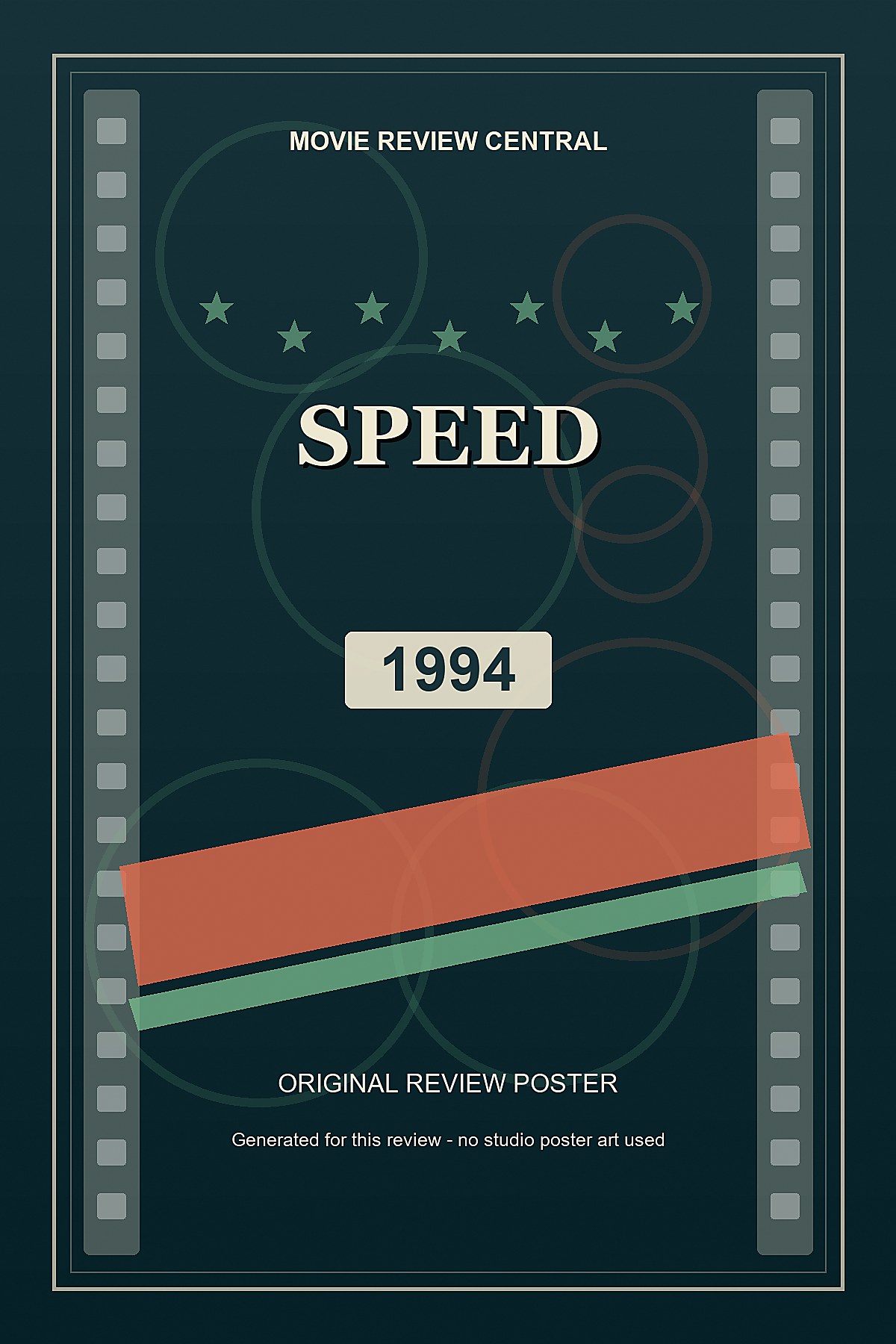 Speed (1994) - original review poster Speed (1994) - original review poster