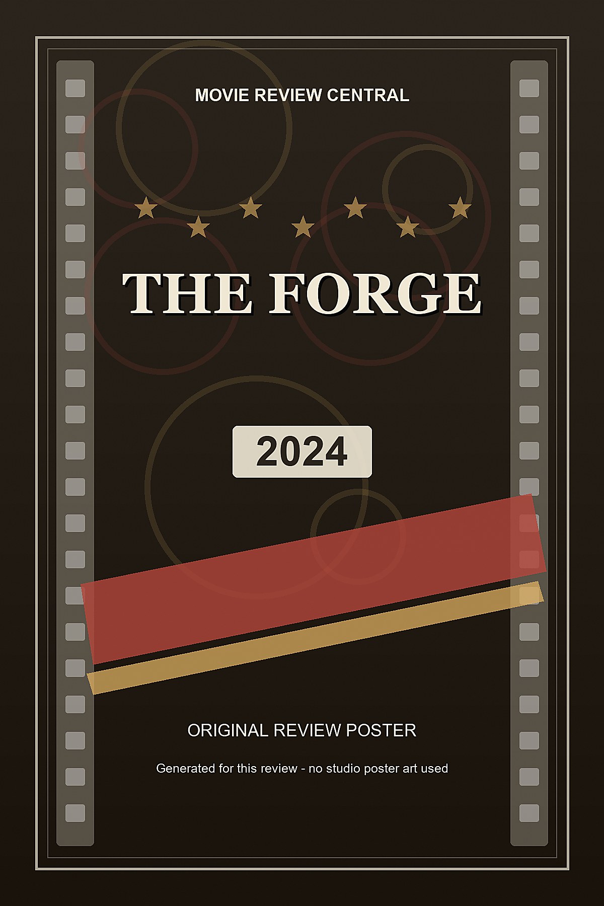 The Forge (2024) - original review poster The Forge (2024) - original review poster