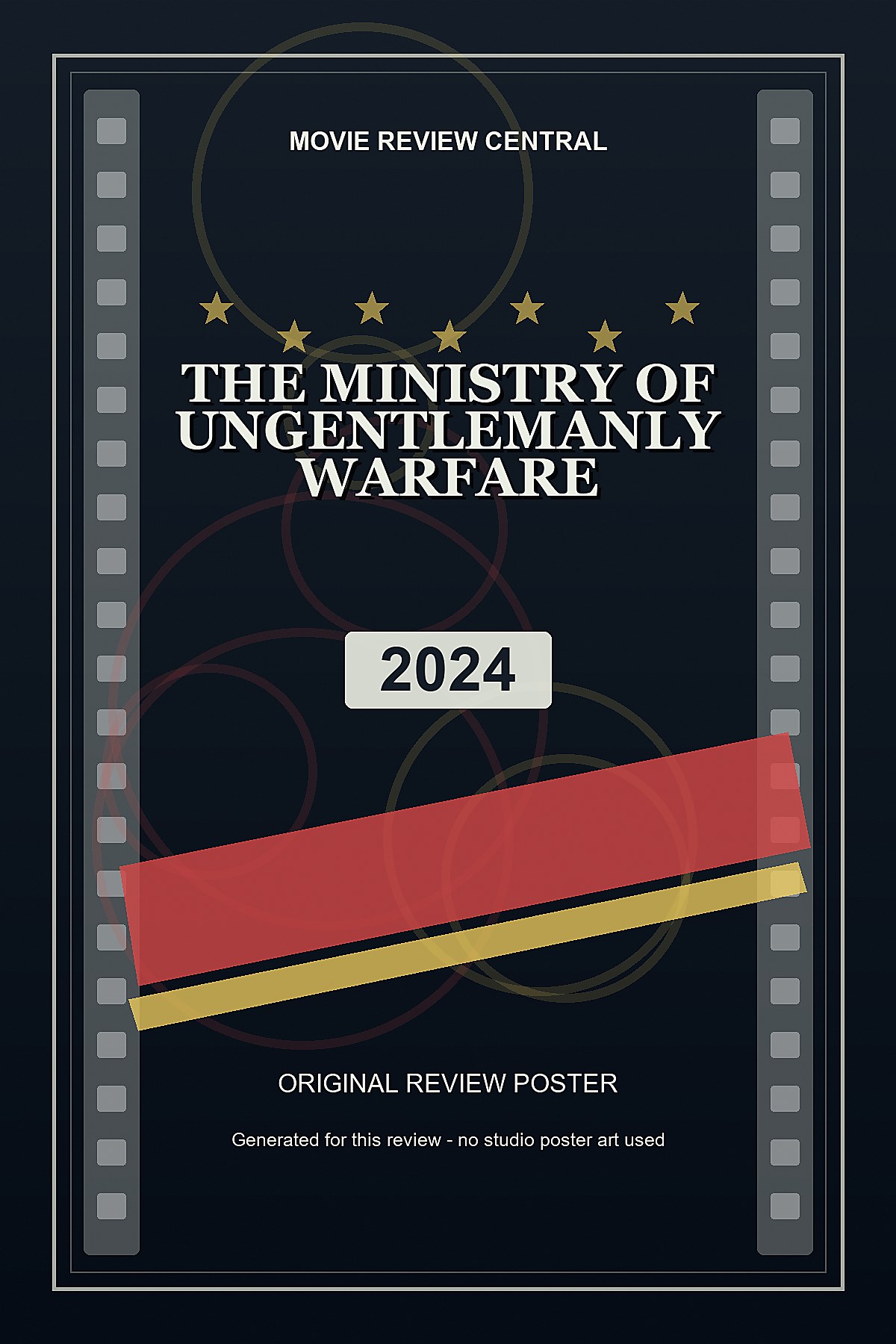 The Ministry of Ungentlemanly Warfare (2024) - original review poster The Ministry of Ungentlemanly Warfare (2024) - original review poster