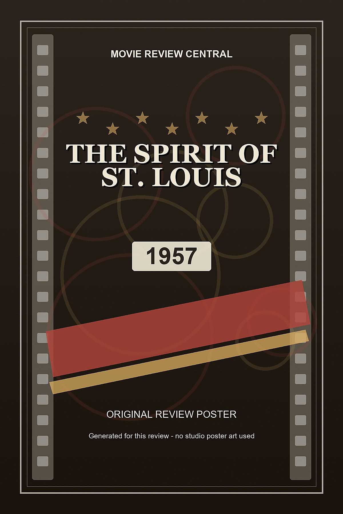 The Spirit of St. Louis (1957) - original review poster The Spirit of St. Louis (1957) - original review poster