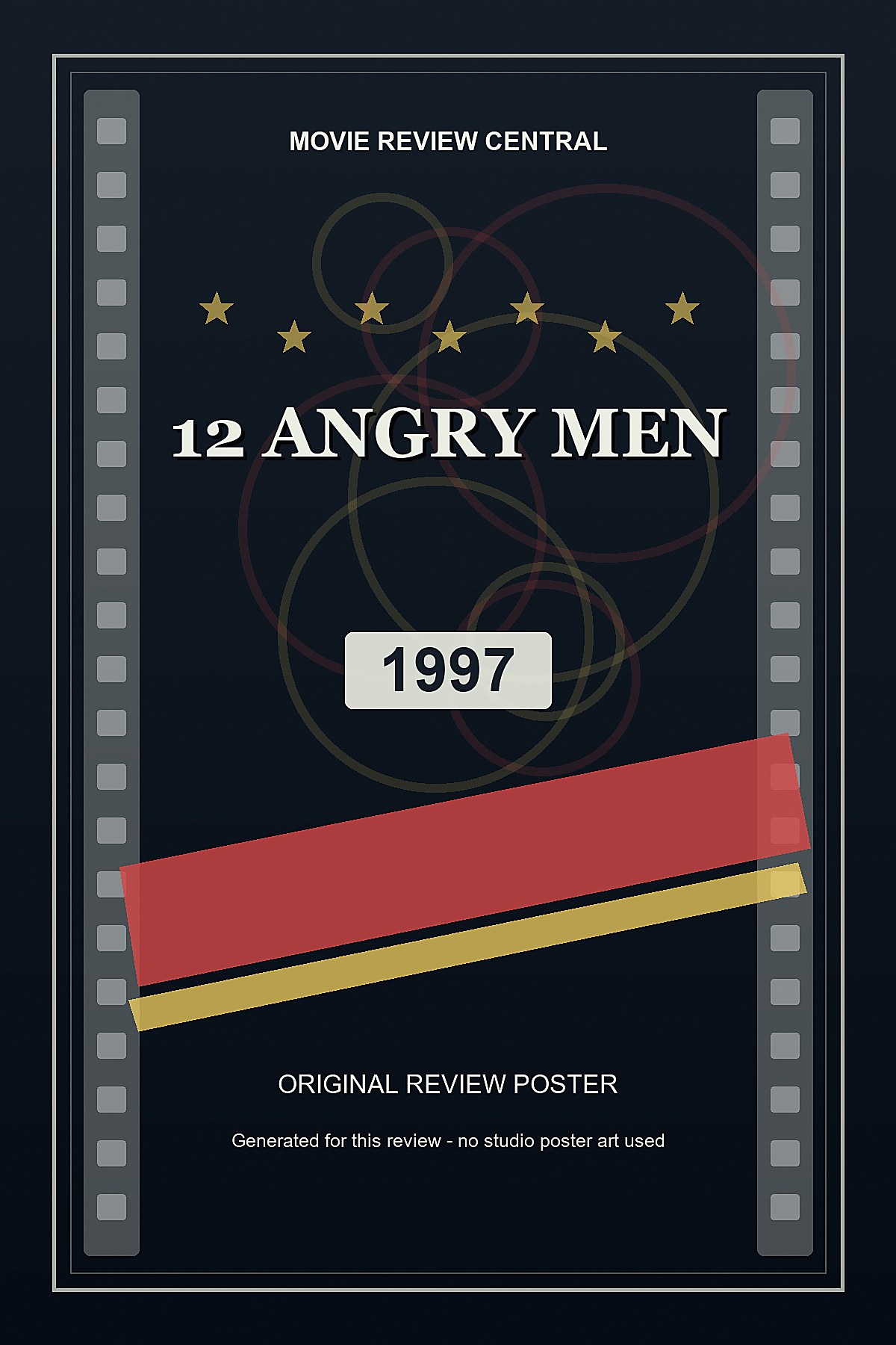 12 Angry Men (1997) - original review poster 12 Angry Men (1997) - original review poster