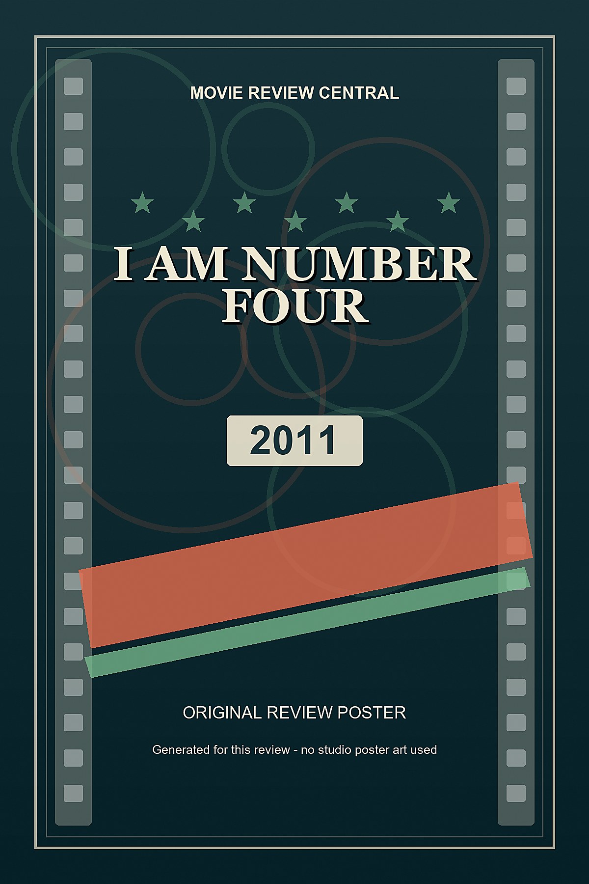 I Am Number Four (2011) - original review poster I Am Number Four (2011) - original review poster