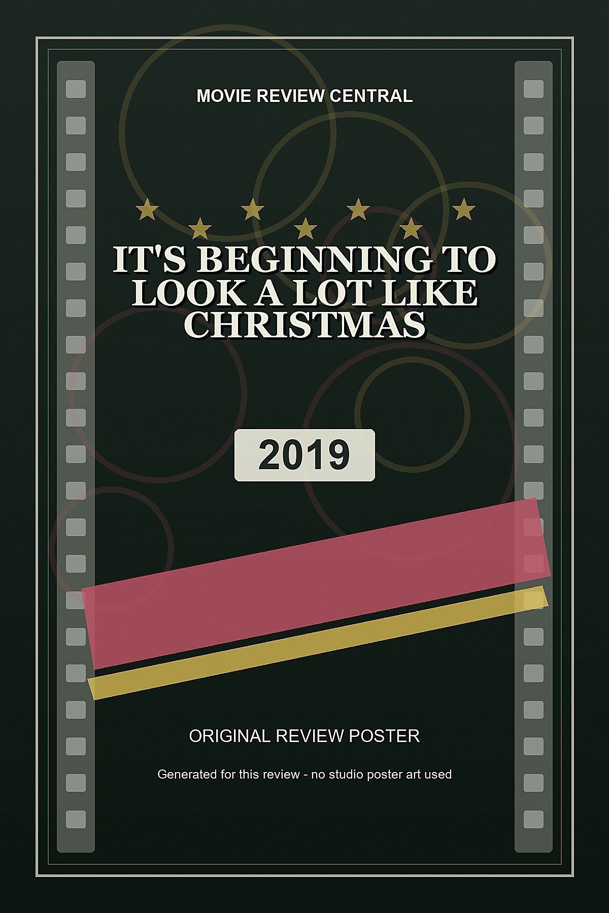 It's Beginning to Look a Lot Like Christmas (2019) - original review poster It's Beginning to Look a Lot Like Christmas (2019) - original review poster
