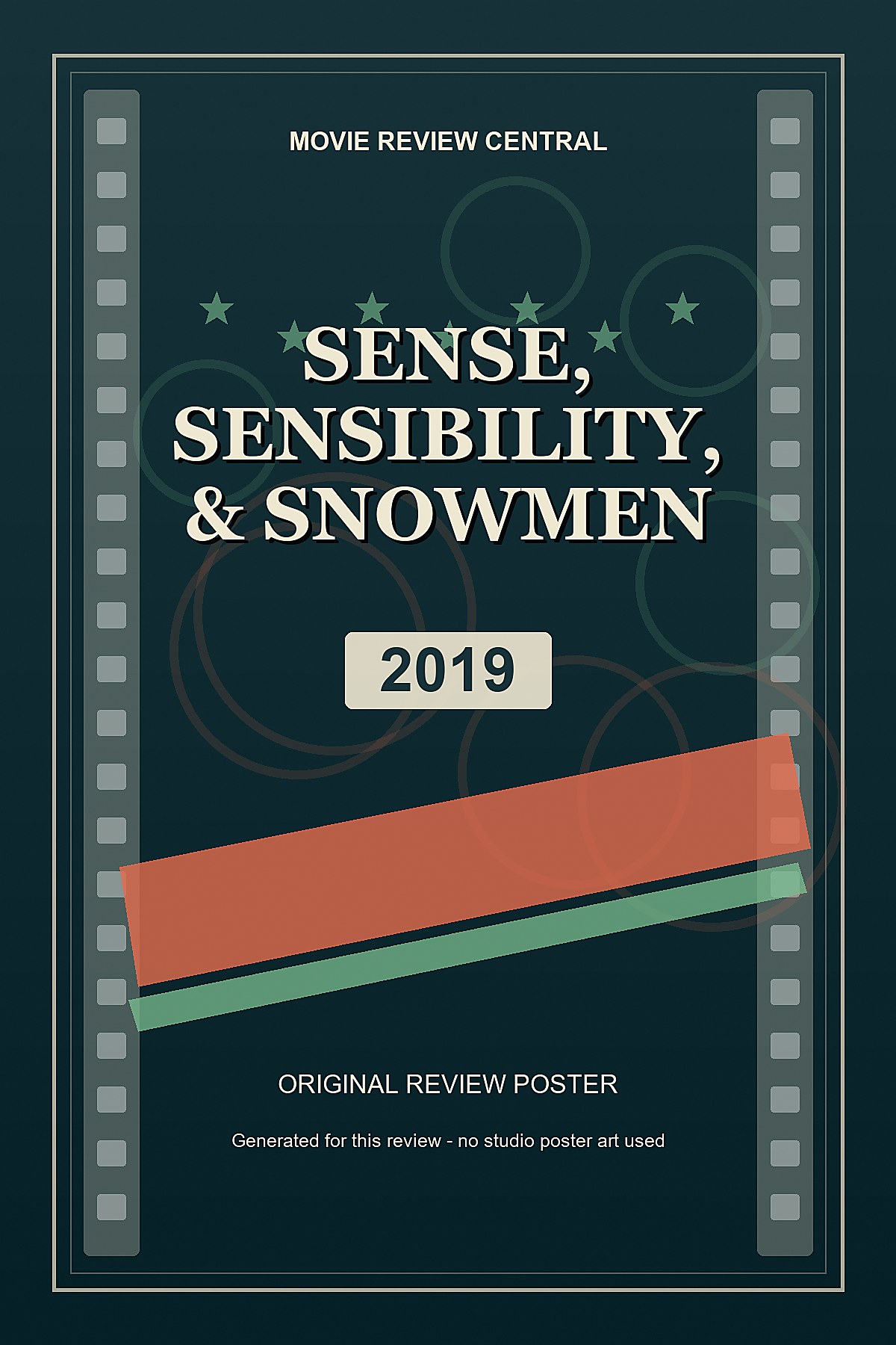 Sense, Sensibility, & Snowmen (2019) - original review poster Sense, Sensibility, & Snowmen (2019) - original review poster