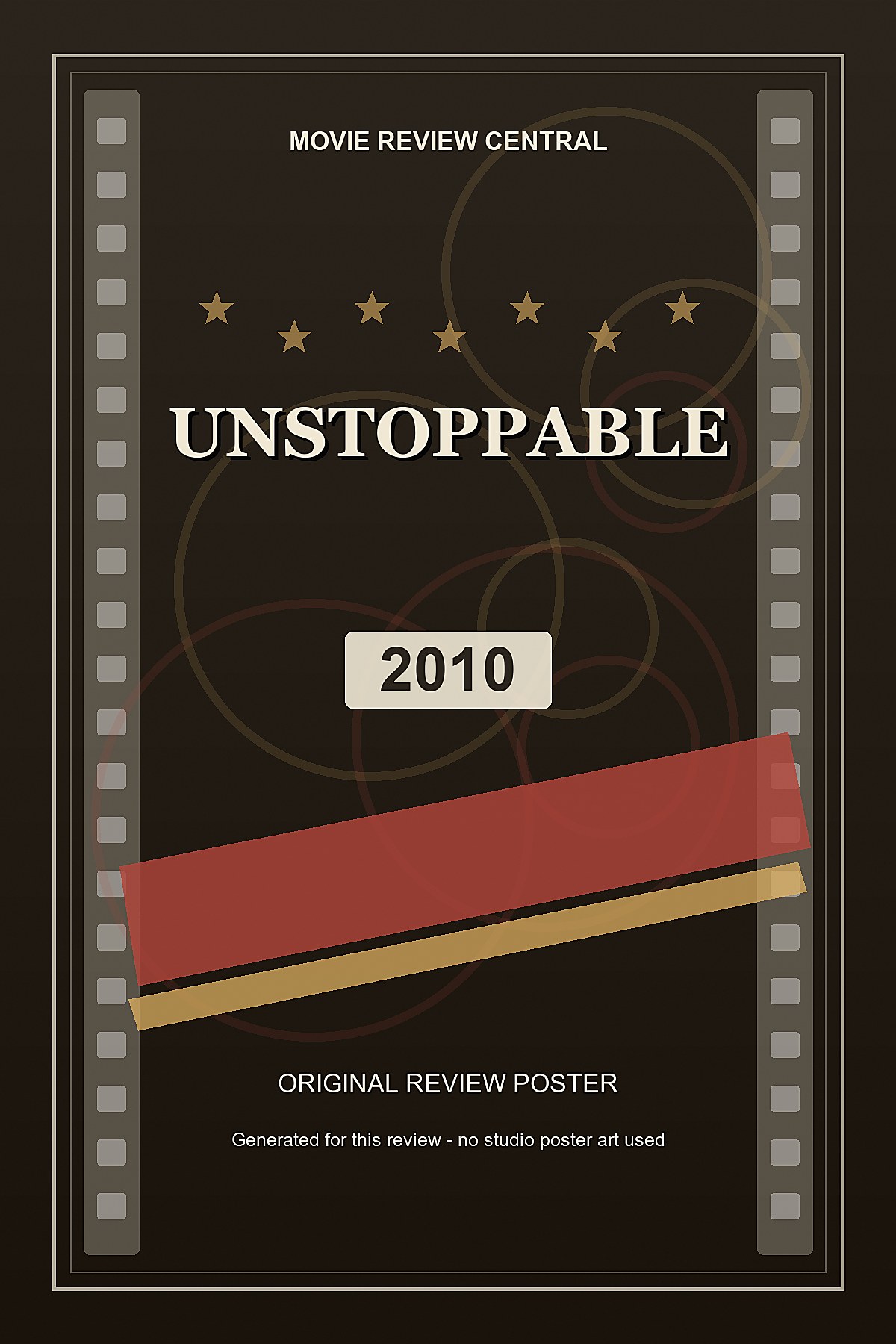 Unstoppable (2010) - original review poster Unstoppable (2010) - original review poster