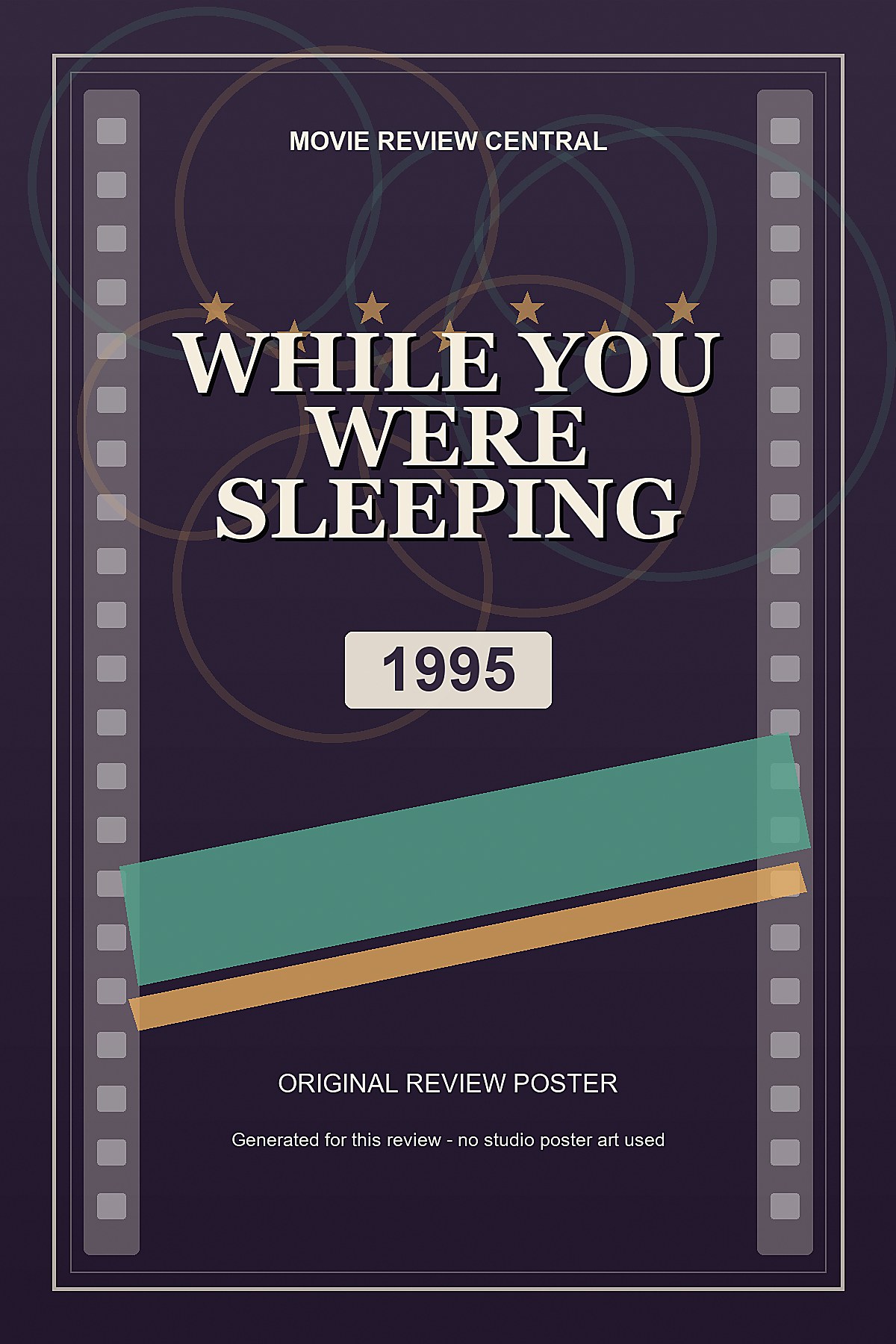 While You Were Sleeping (1995) - original review poster