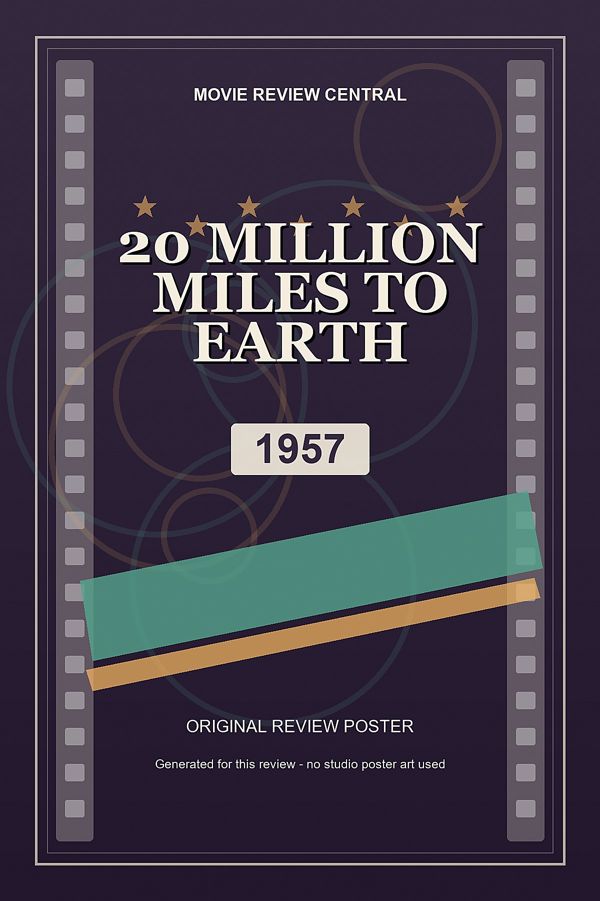 20 Million Miles to Earth (1957) - original review poster 20 Million Miles to Earth (1957) - original review poster