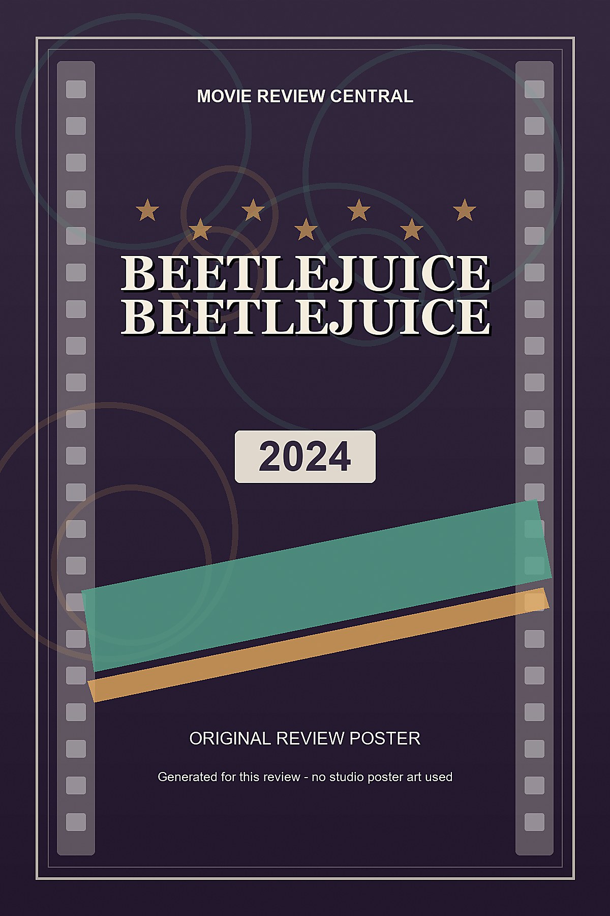 Beetlejuice Beetlejuice (2024) - original review poster Beetlejuice Beetlejuice (2024) - original review poster