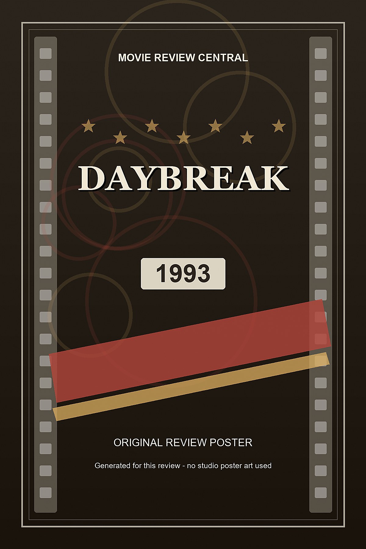 Daybreak (1993) - original review poster Daybreak (1993) - original review poster