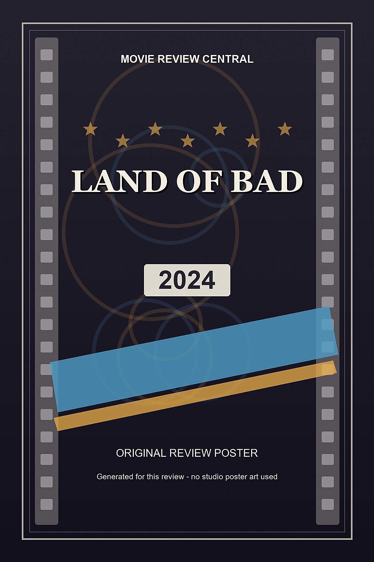 Land of Bad (2024) - original review poster Land of Bad (2024) - original review poster