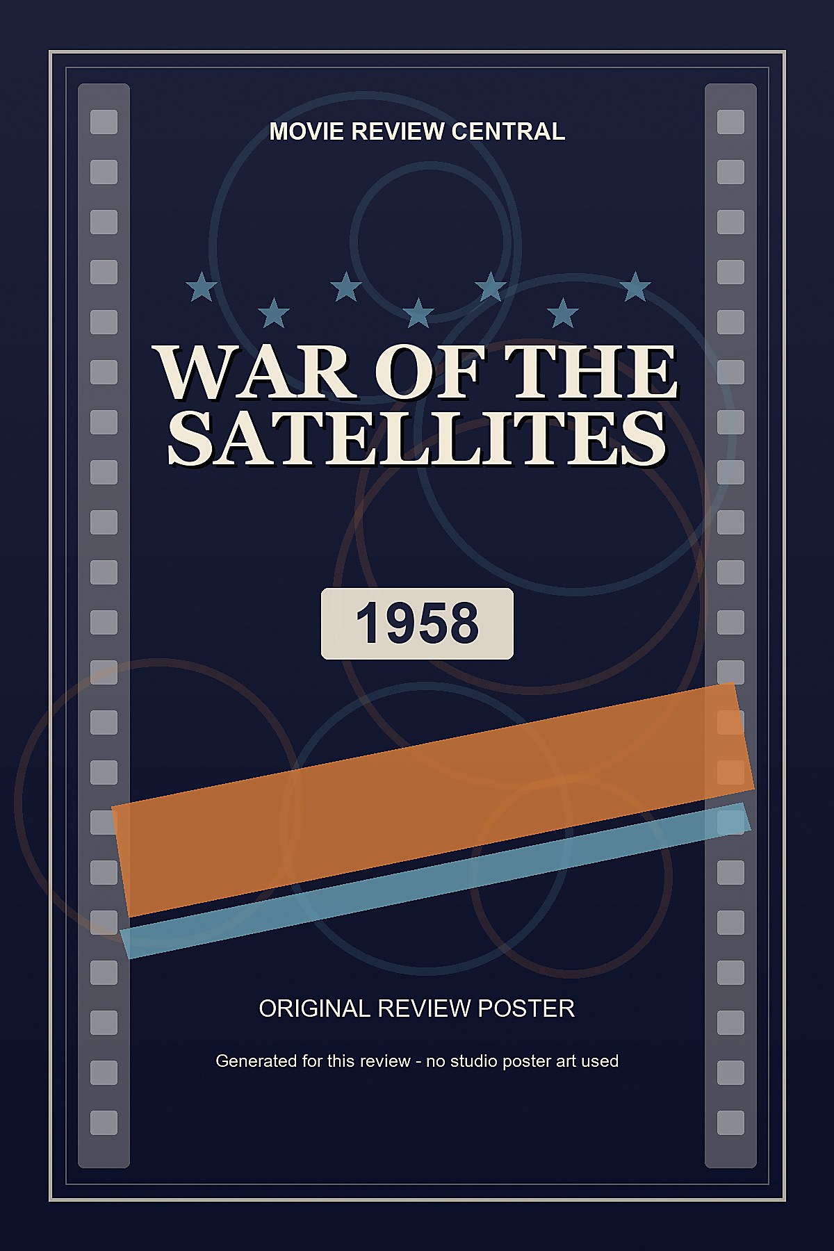 War of the Satellites (1958) - original review poster War of the Satellites (1958) - original review poster