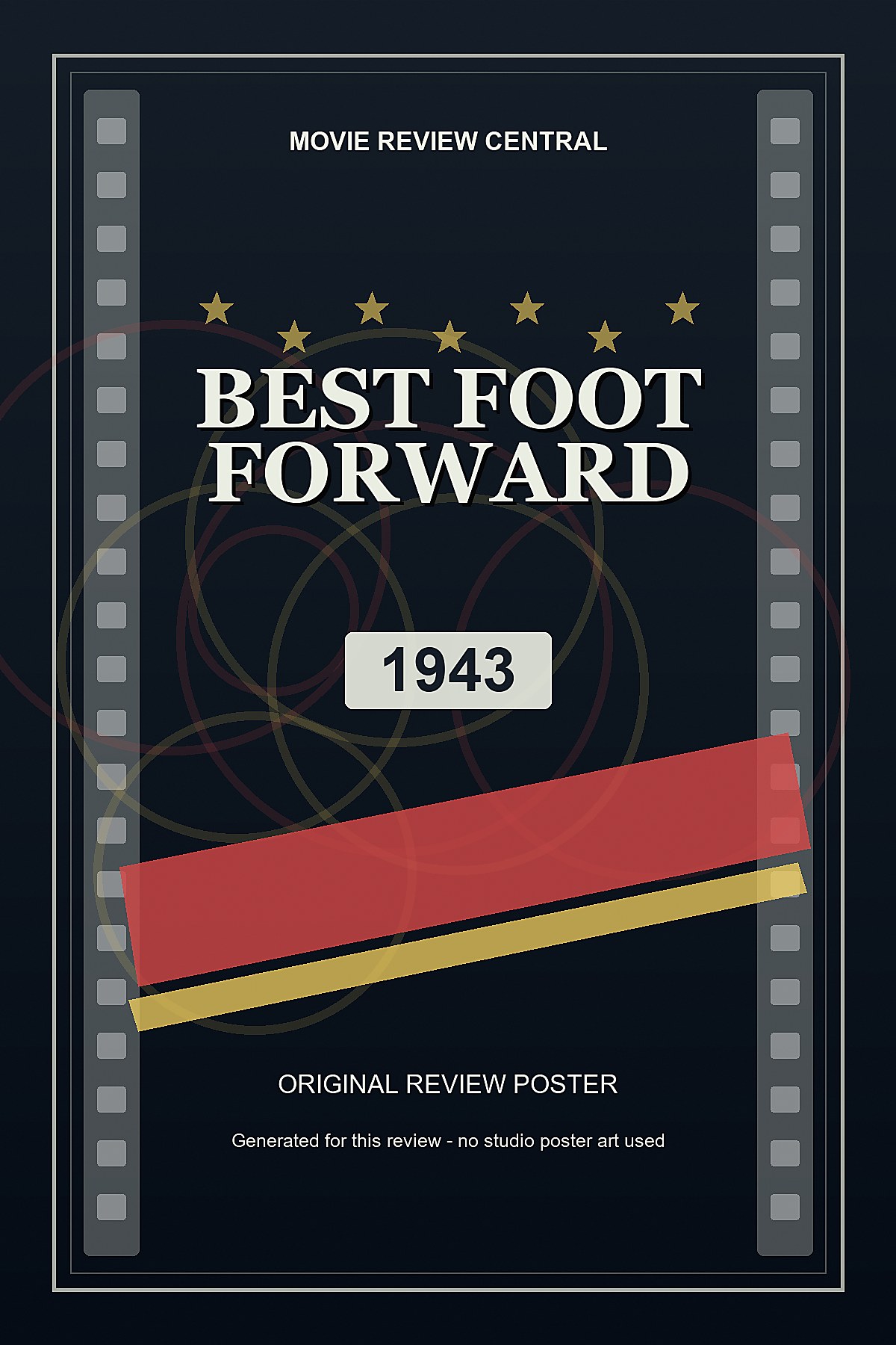 Best Foot Forward (1943) - original review poster Best Foot Forward (1943) - original review poster