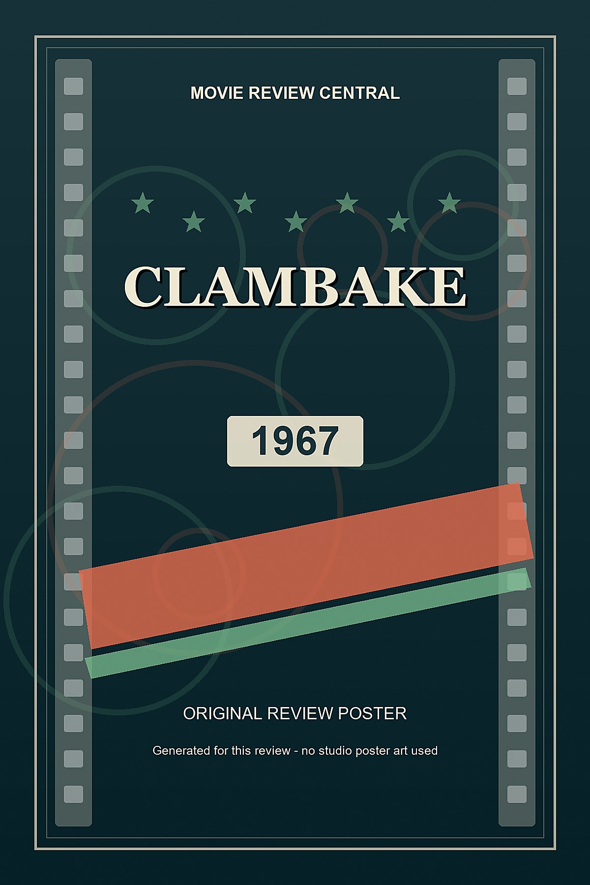 Clambake (1967) - original review poster Clambake (1967) - original review poster