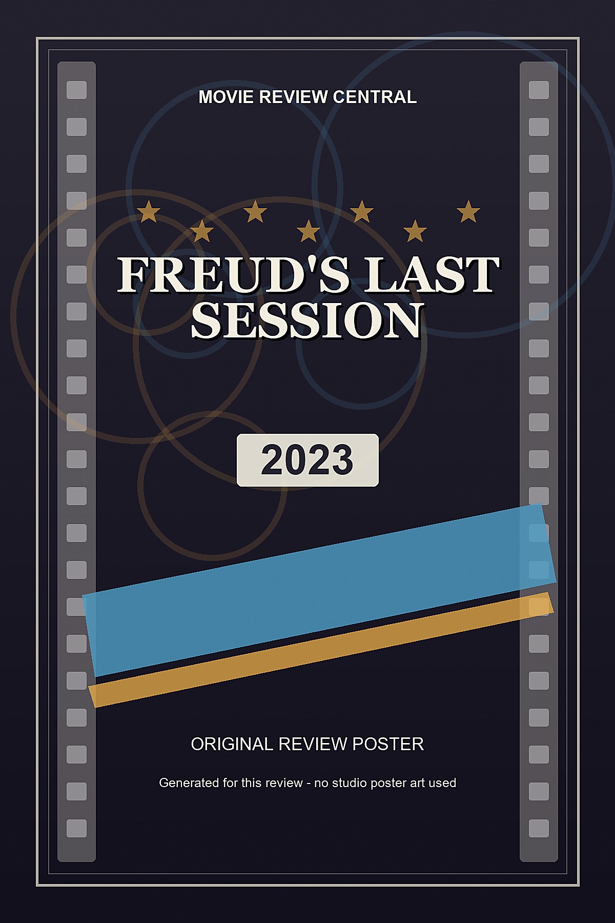 Freud's Last Session (2023) - original review poster Freud's Last Session (2023) - original review poster
