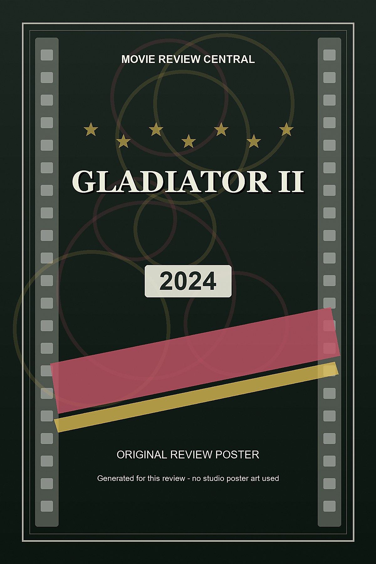Gladiator II (2024) - original review poster Gladiator II (2024) - original review poster