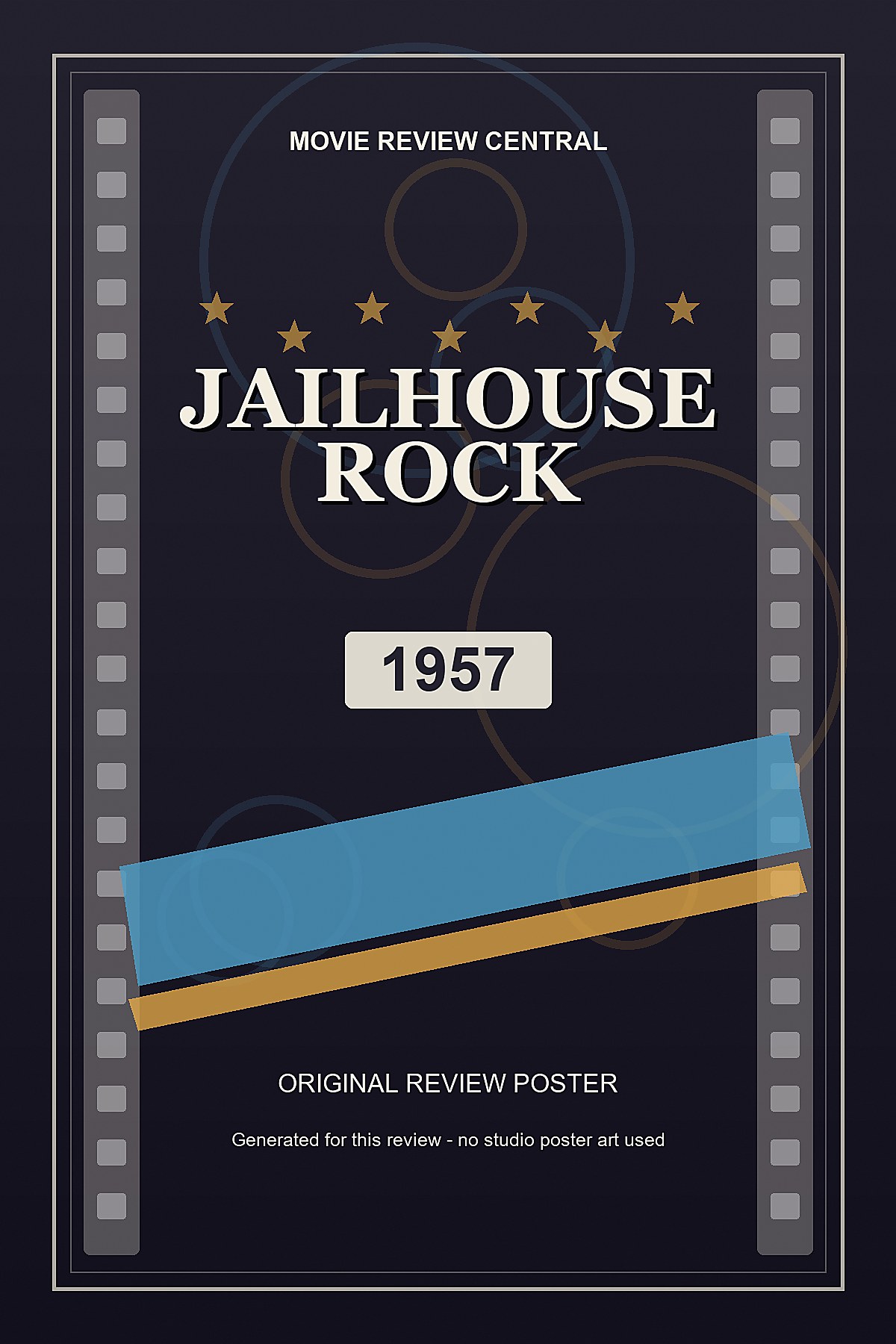 Jailhouse Rock (1957) - original review poster Jailhouse Rock (1957) - original review poster